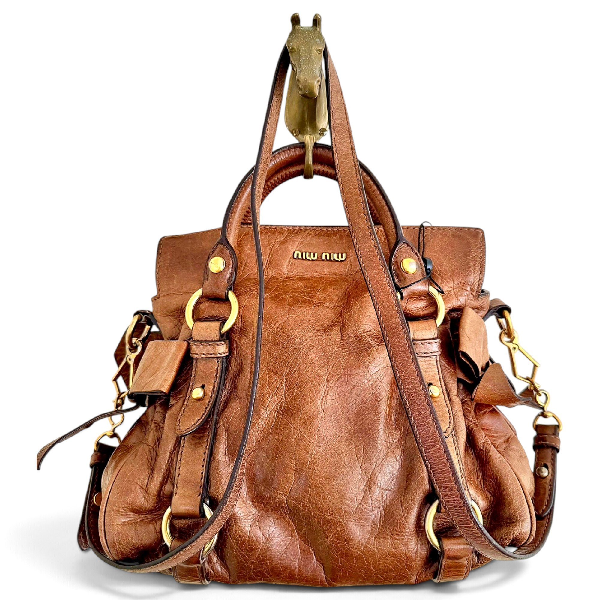 Vitello leather handbag