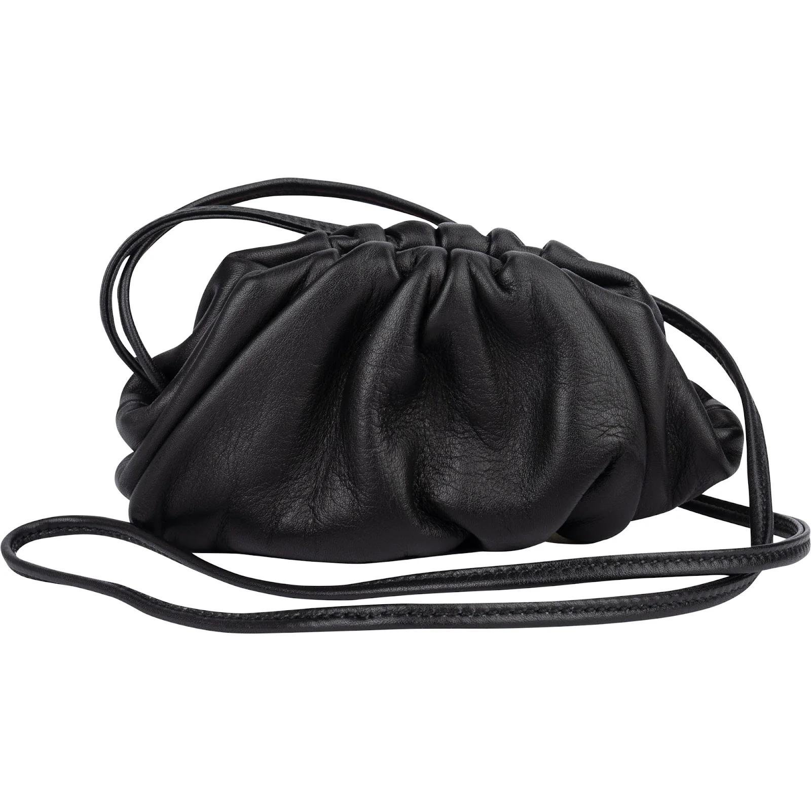 Pouch leather mini bag