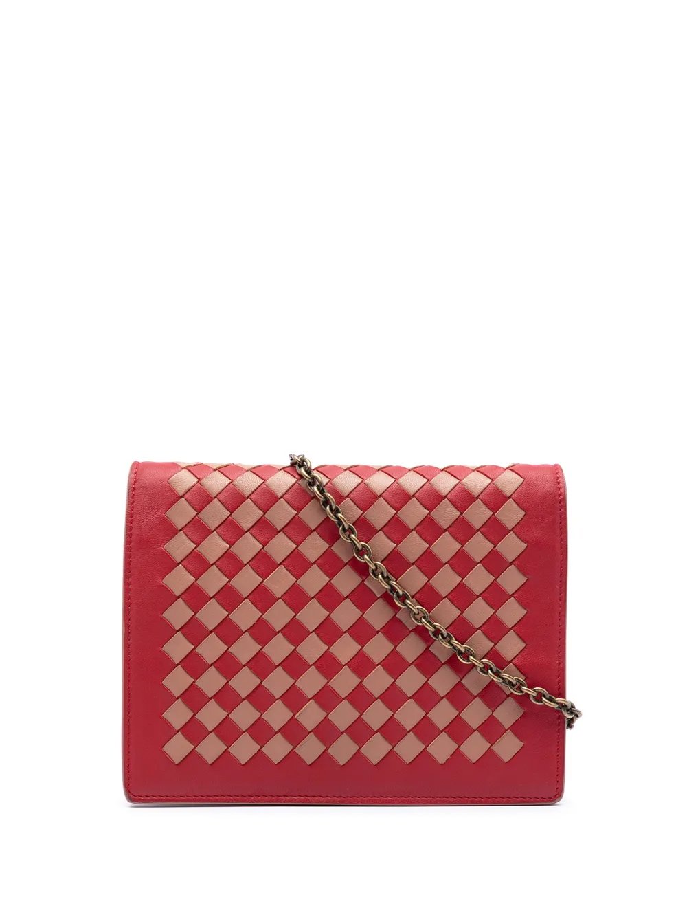 2012-2026 Nappa Intrecciato Wallet on Chain crossbody bag
