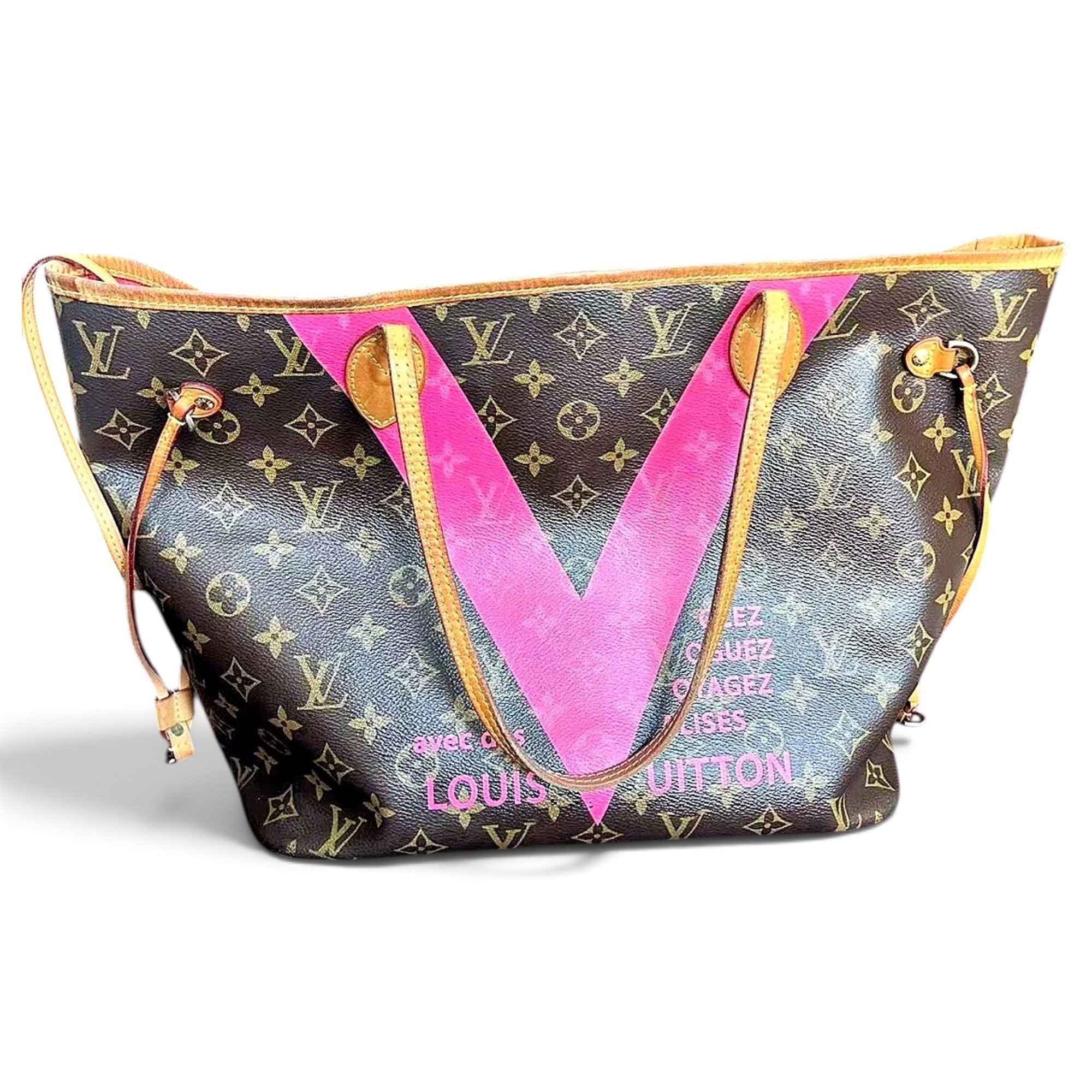 Louis Vuitton Neverfull cloth tote