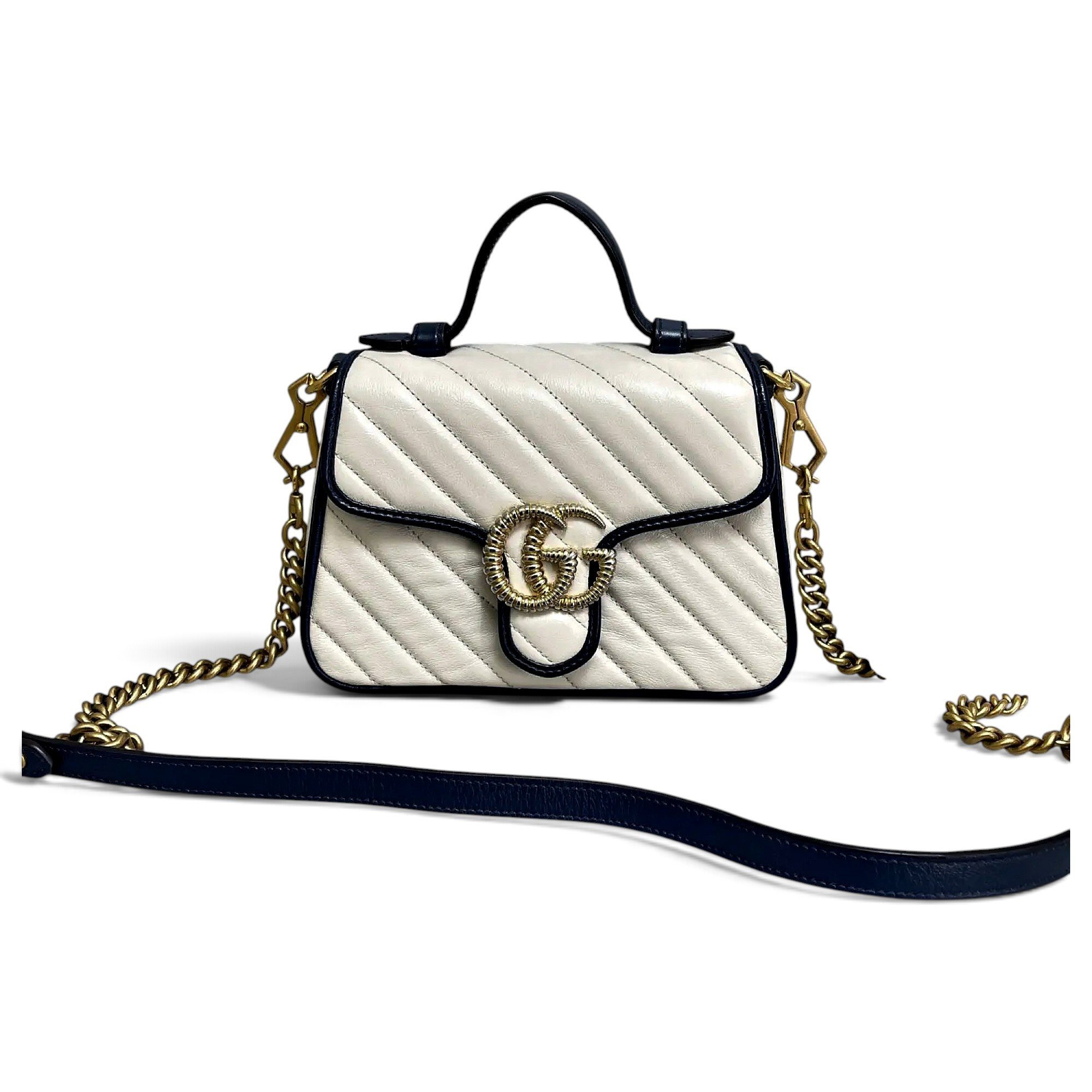 GG Marmont Flap leather handbag