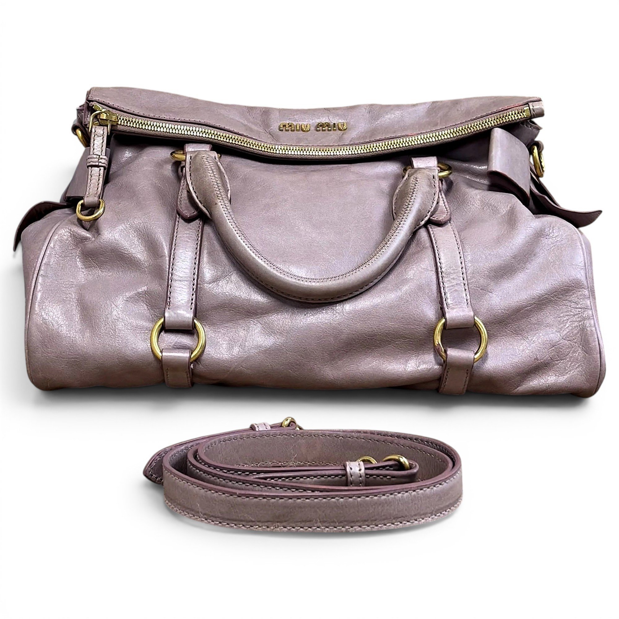 Vitello leather handbag