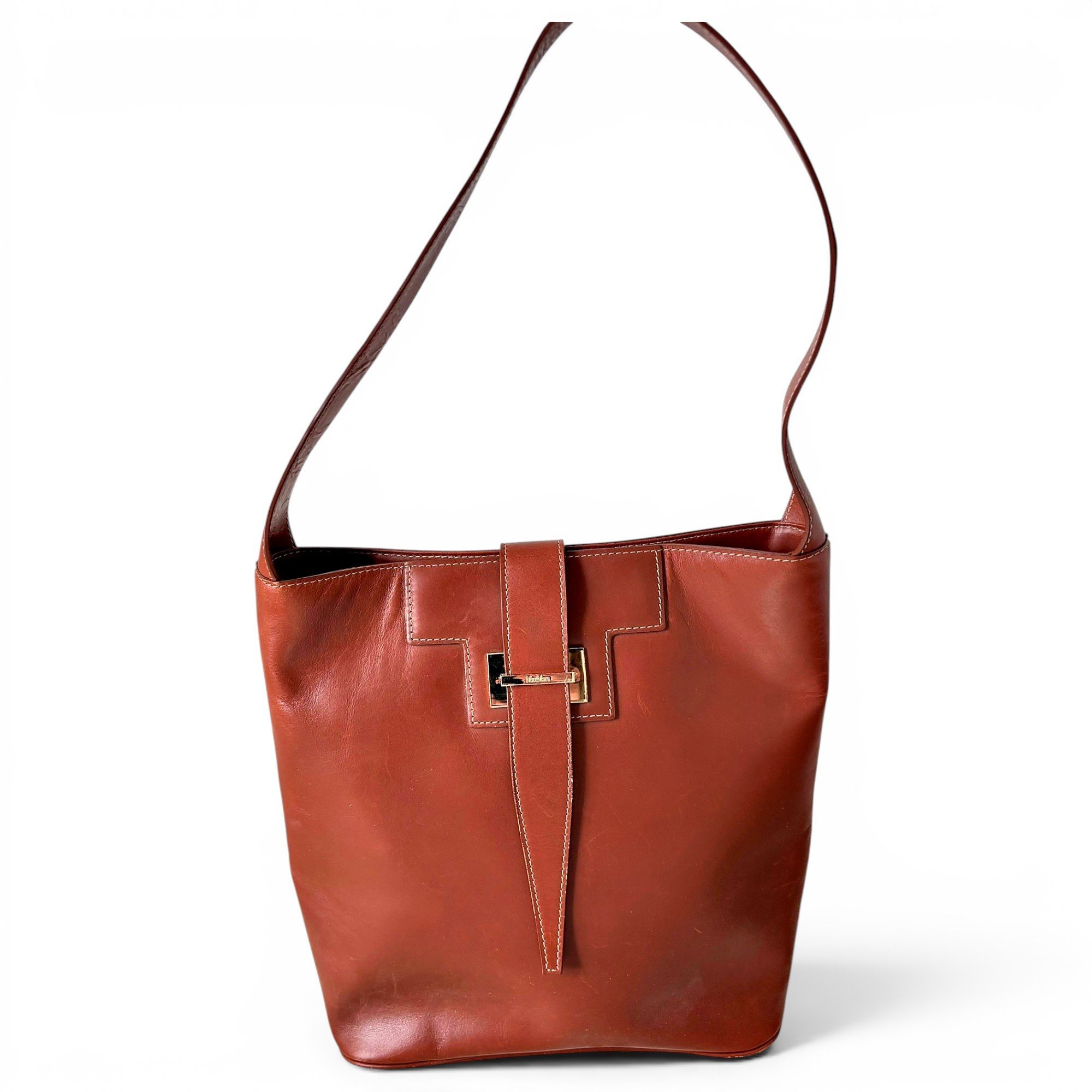 Leather handbag