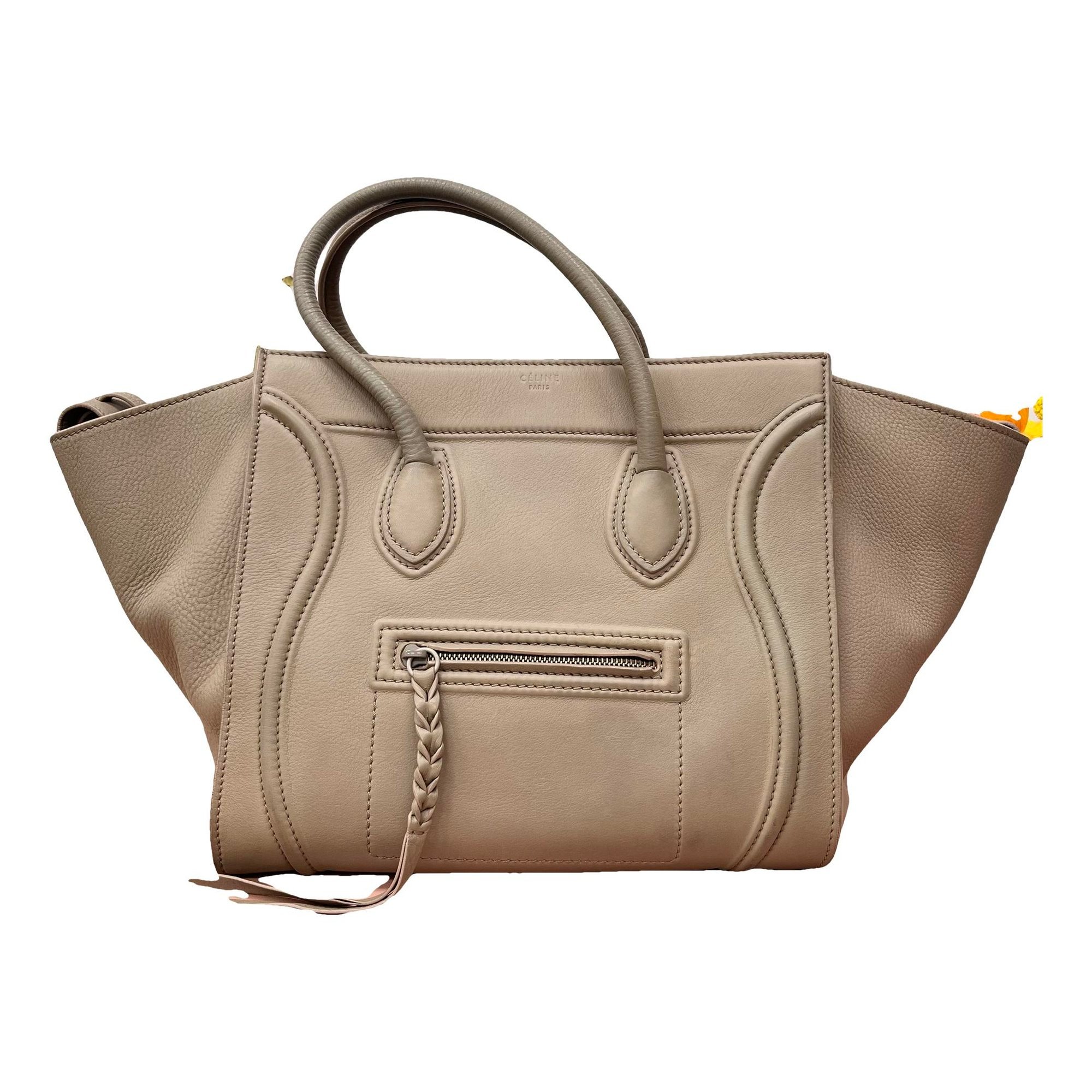 Luggage leather handbag