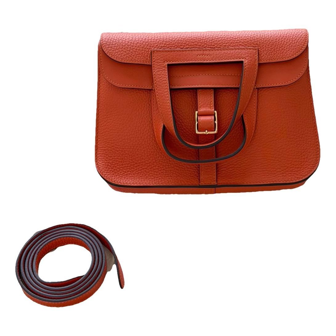 Halzan leather handbag
