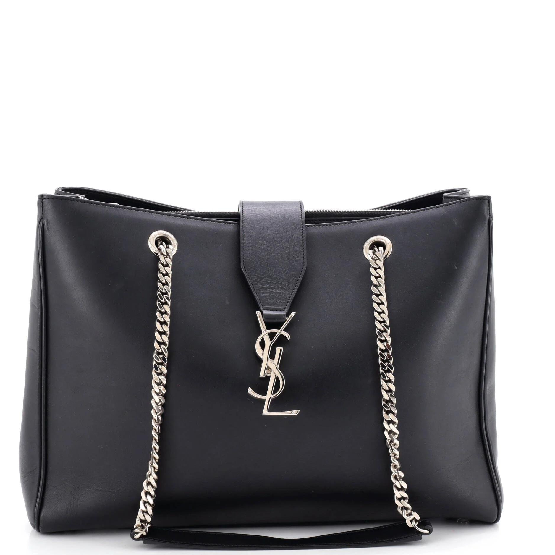 Leather tote