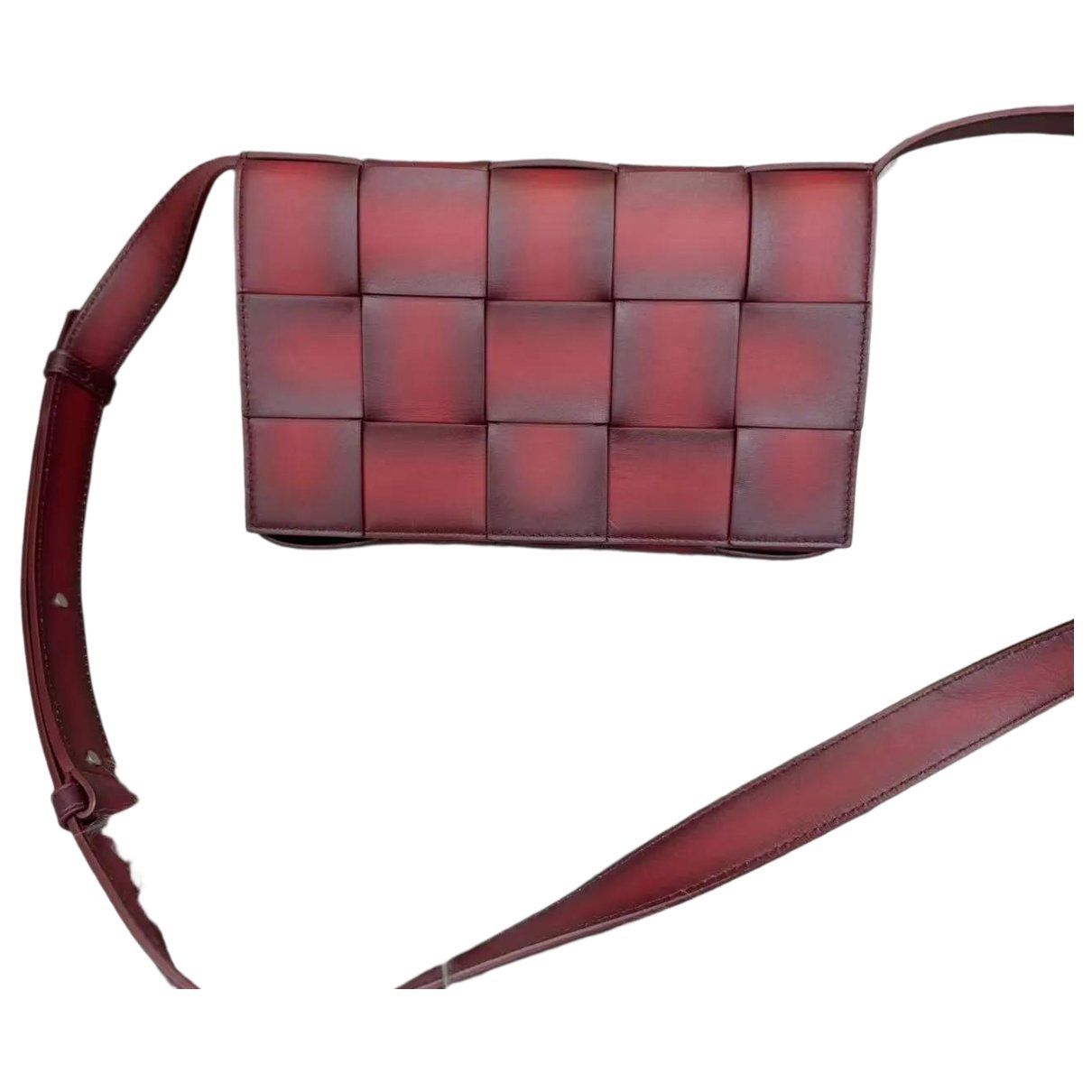Cassette leather crossbody bag
