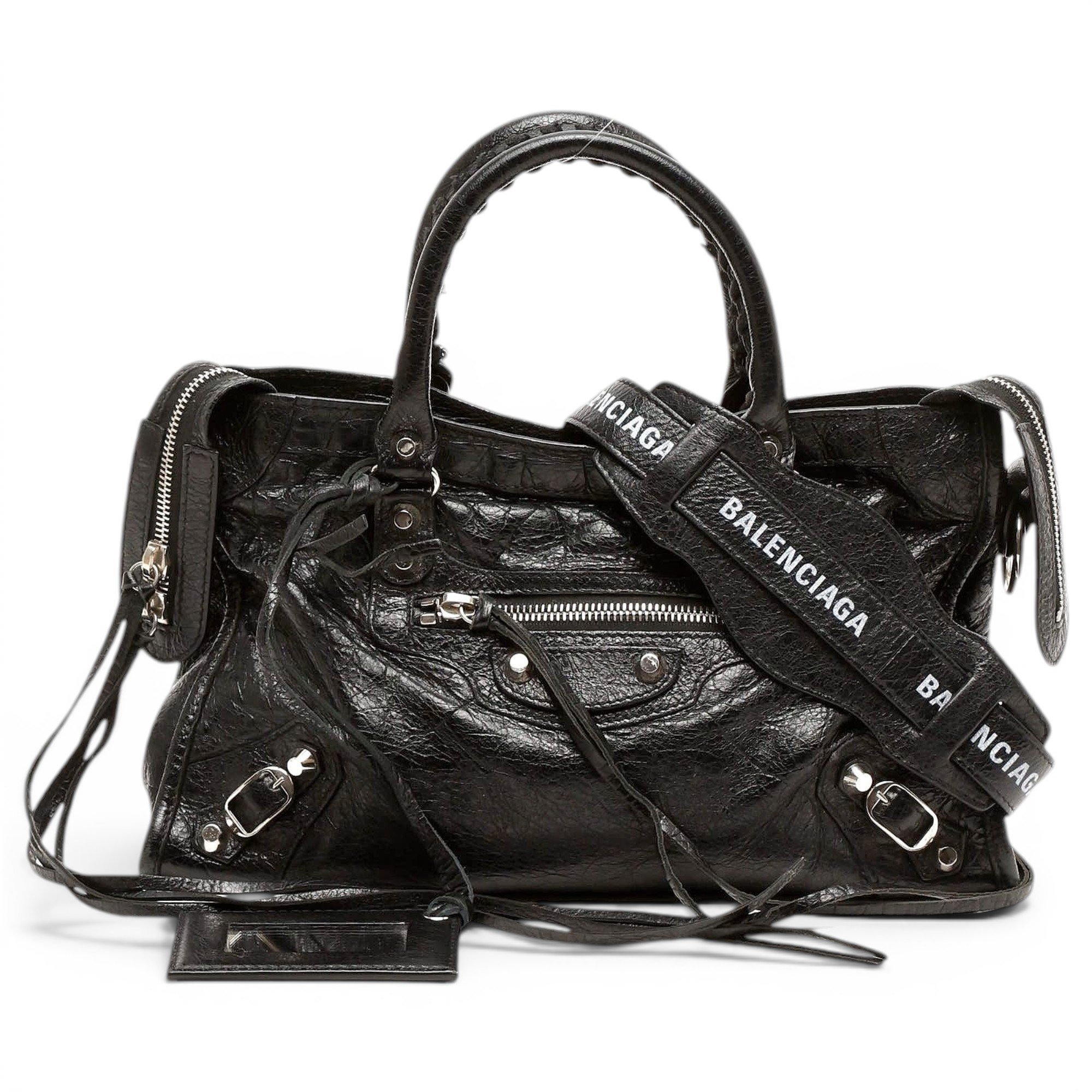 City leather crossbody bag