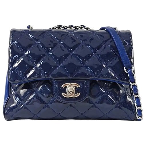Patent leather crossbody bag