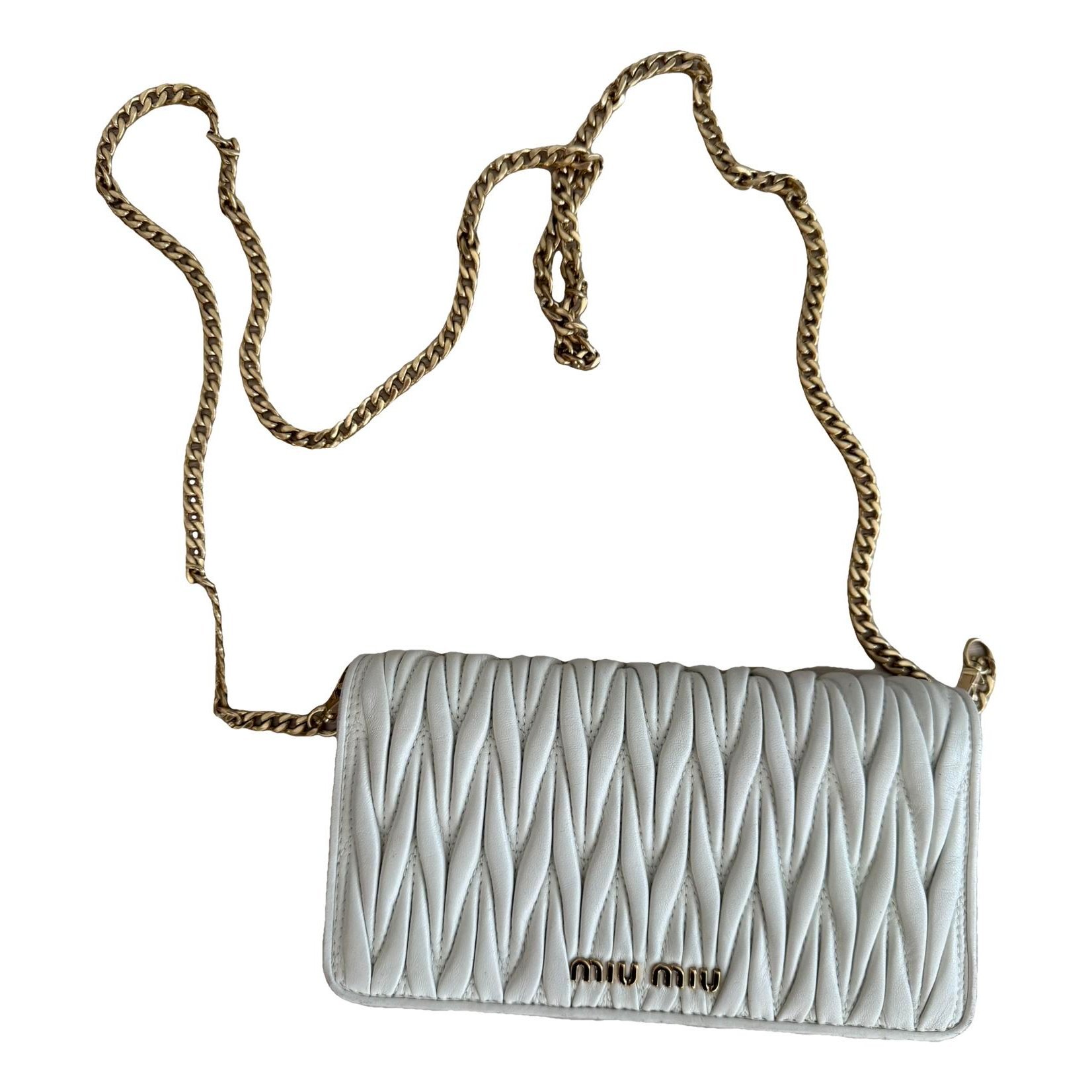 Miu delice leather crossbody bag