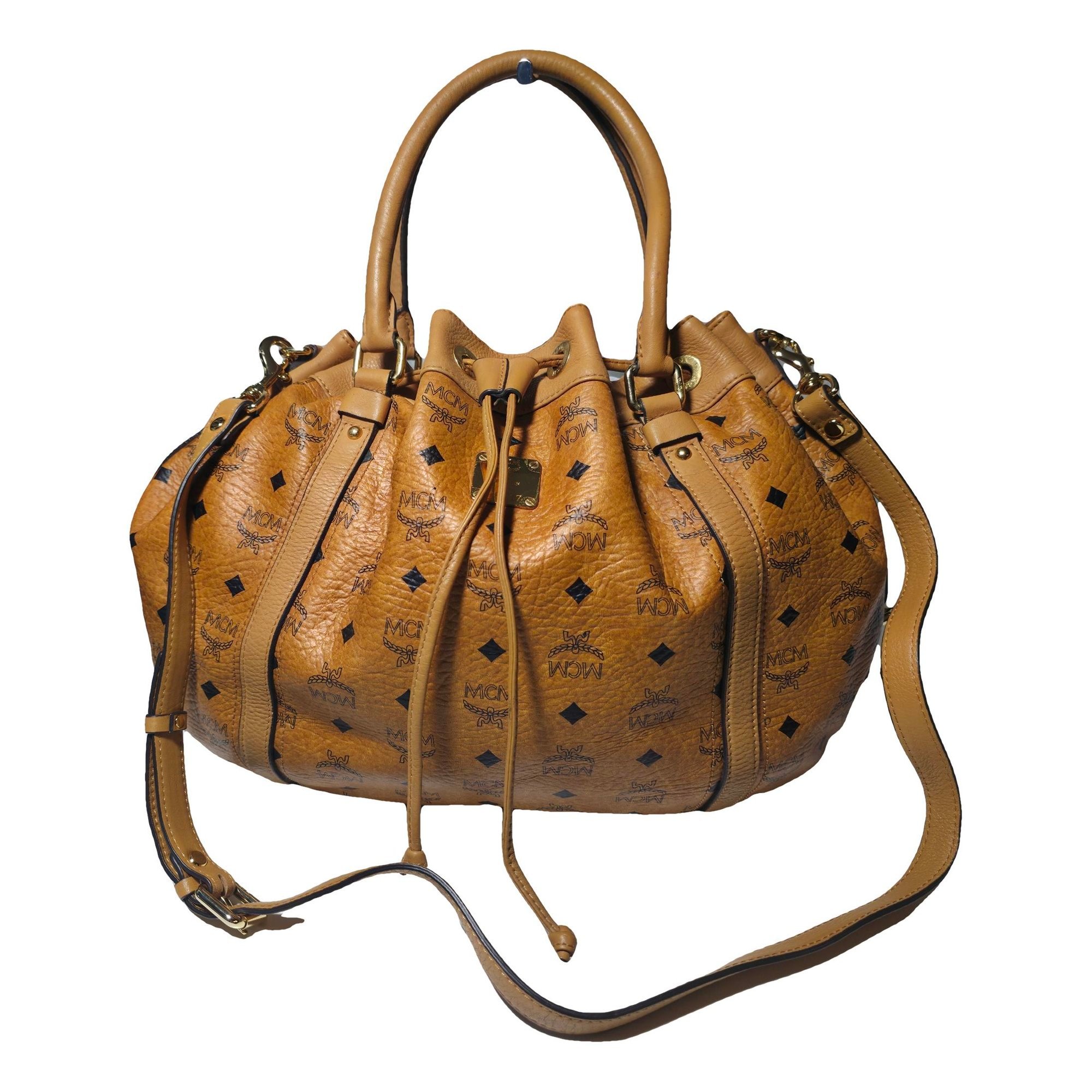 Heritage Drawstring leather crossbody bag