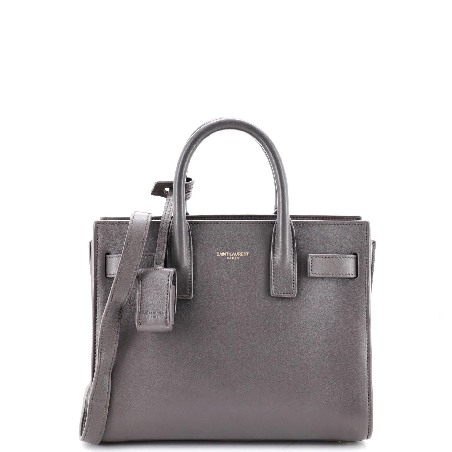 Leather tote