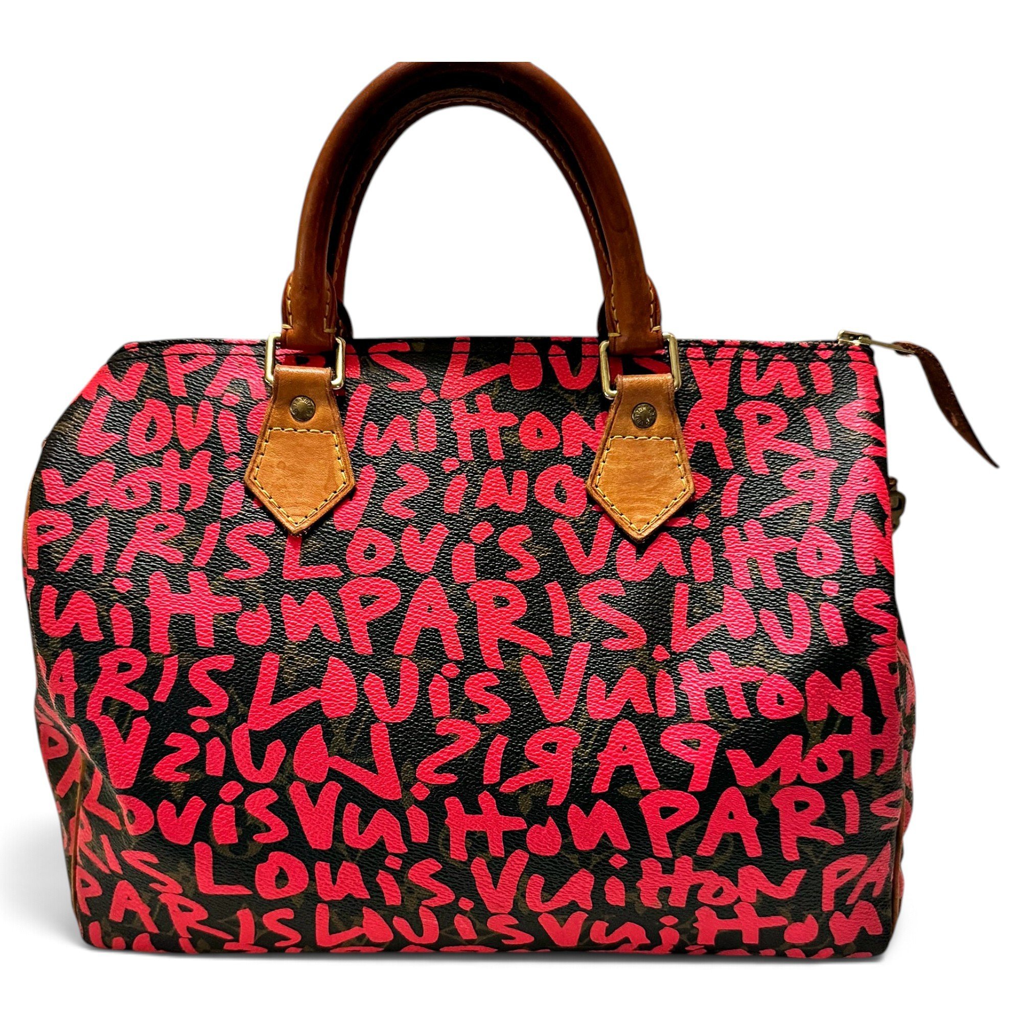Speedy leather bowling bag