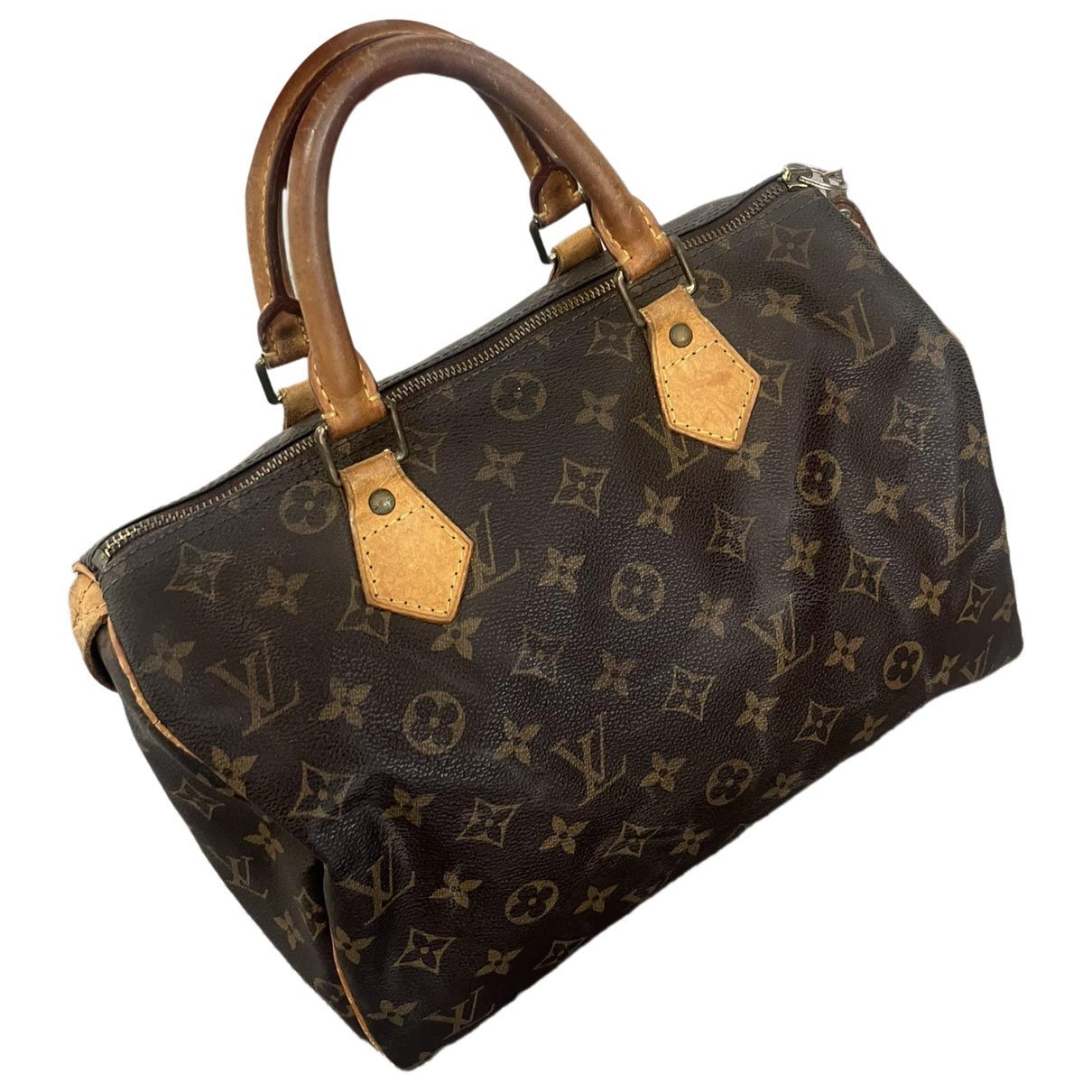 Speedy leather handbag