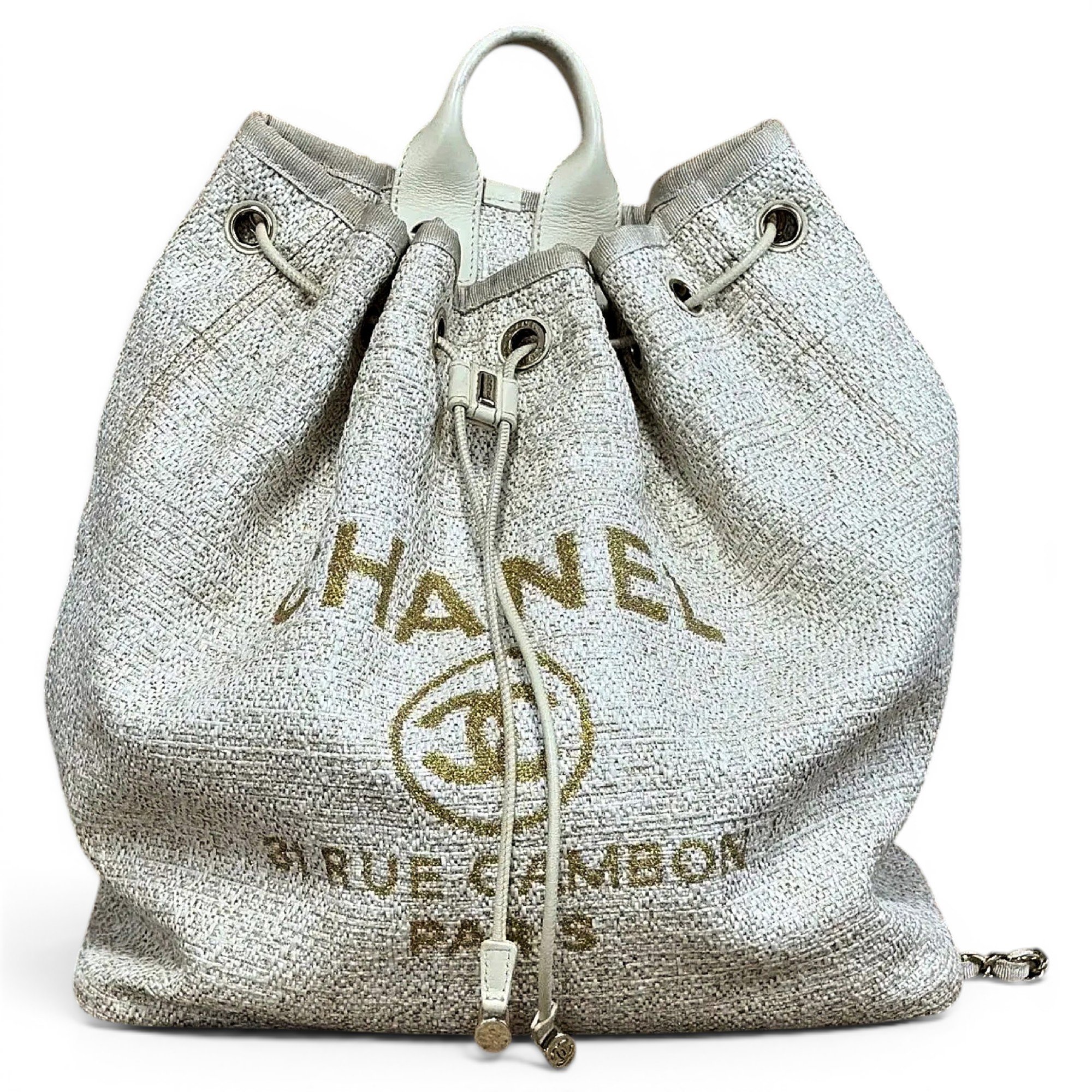 Deauville tweed backpack