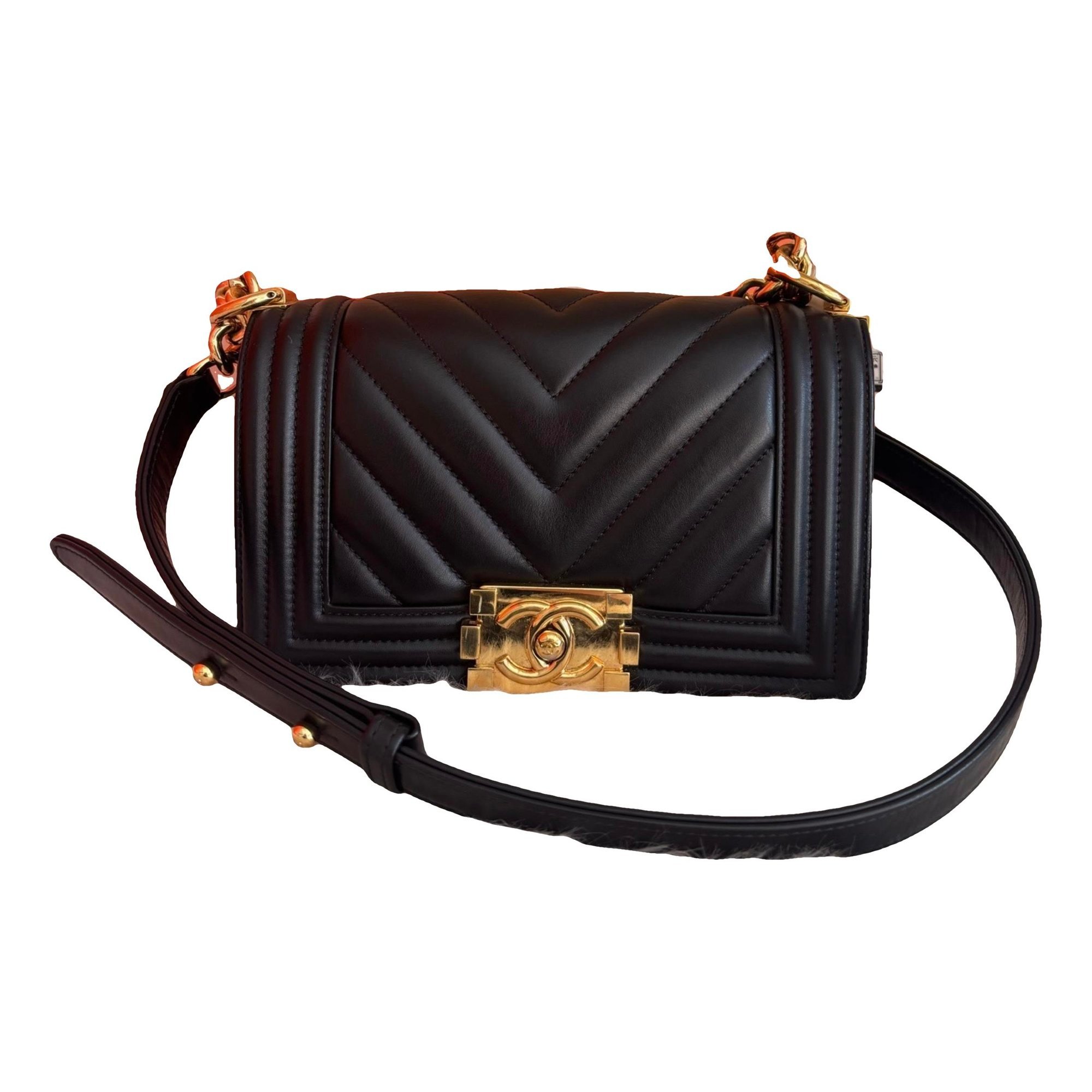Boy leather crossbody bag