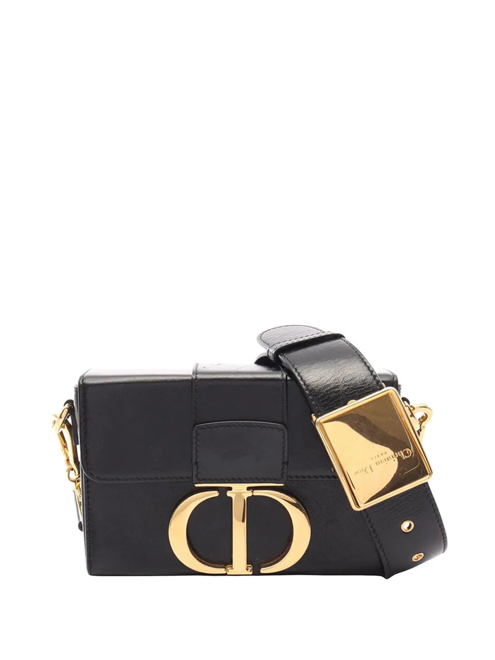2018-2026 Leather 30 Montaigne Box Bag crossbody bag