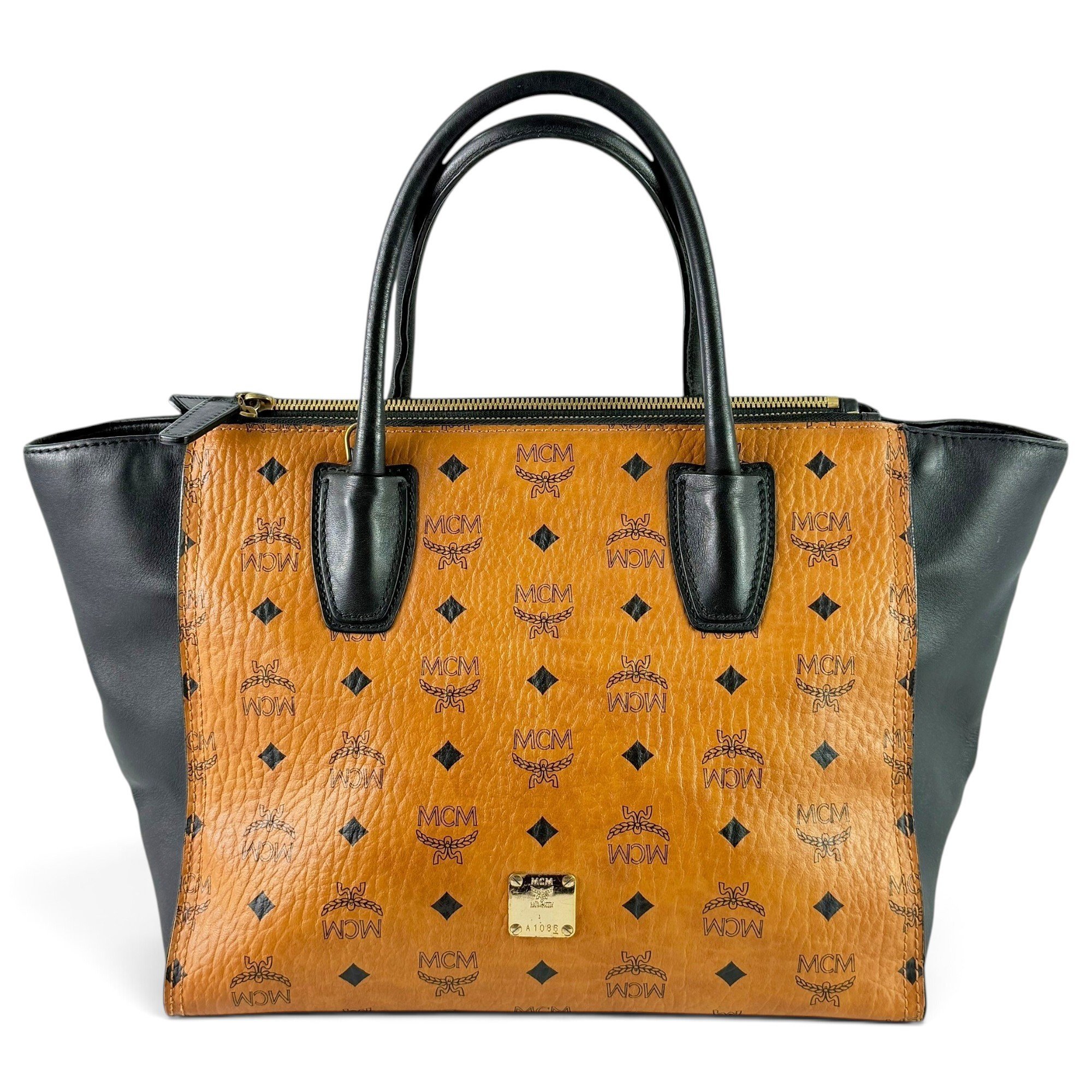 Leather tote
