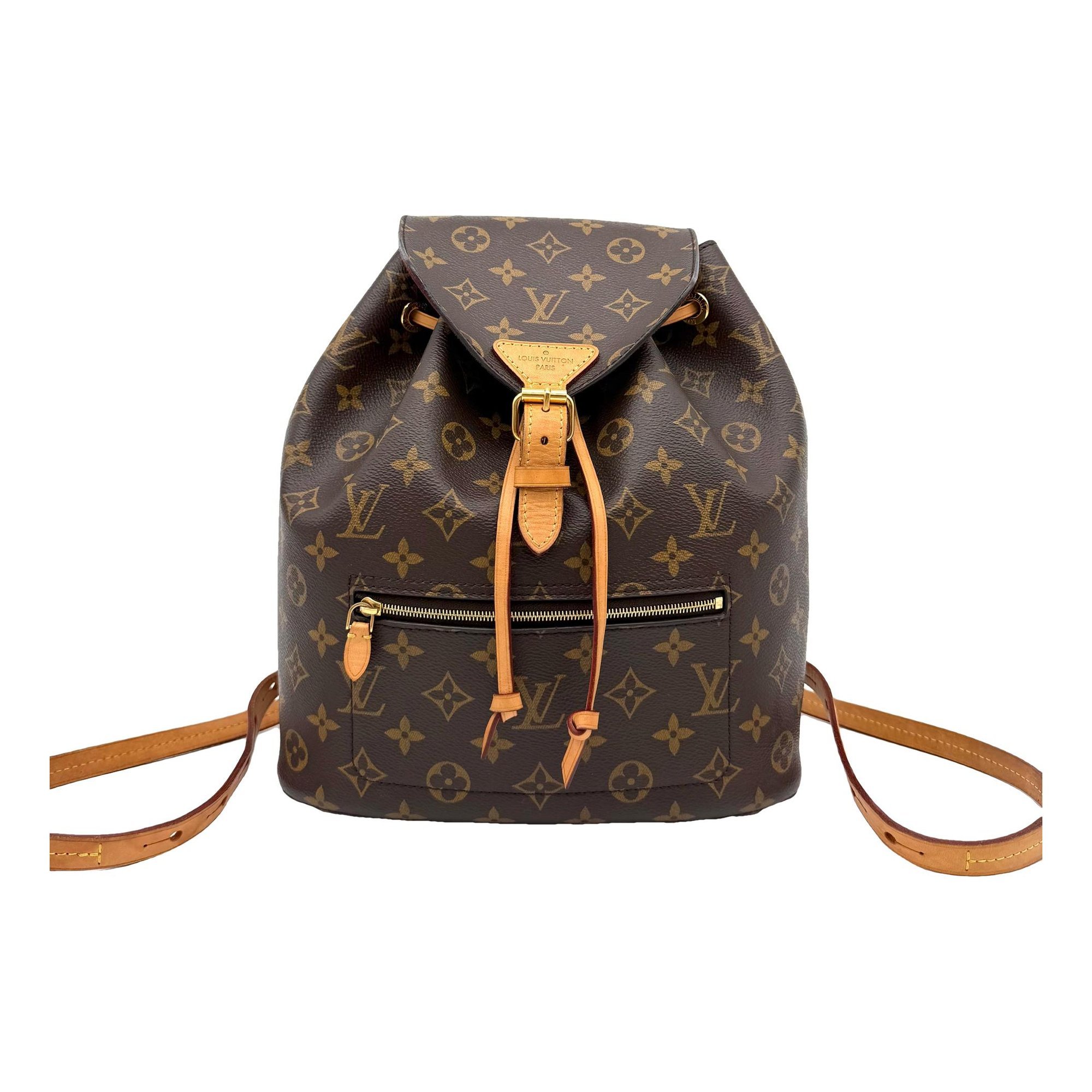 Montsouris leather backpack