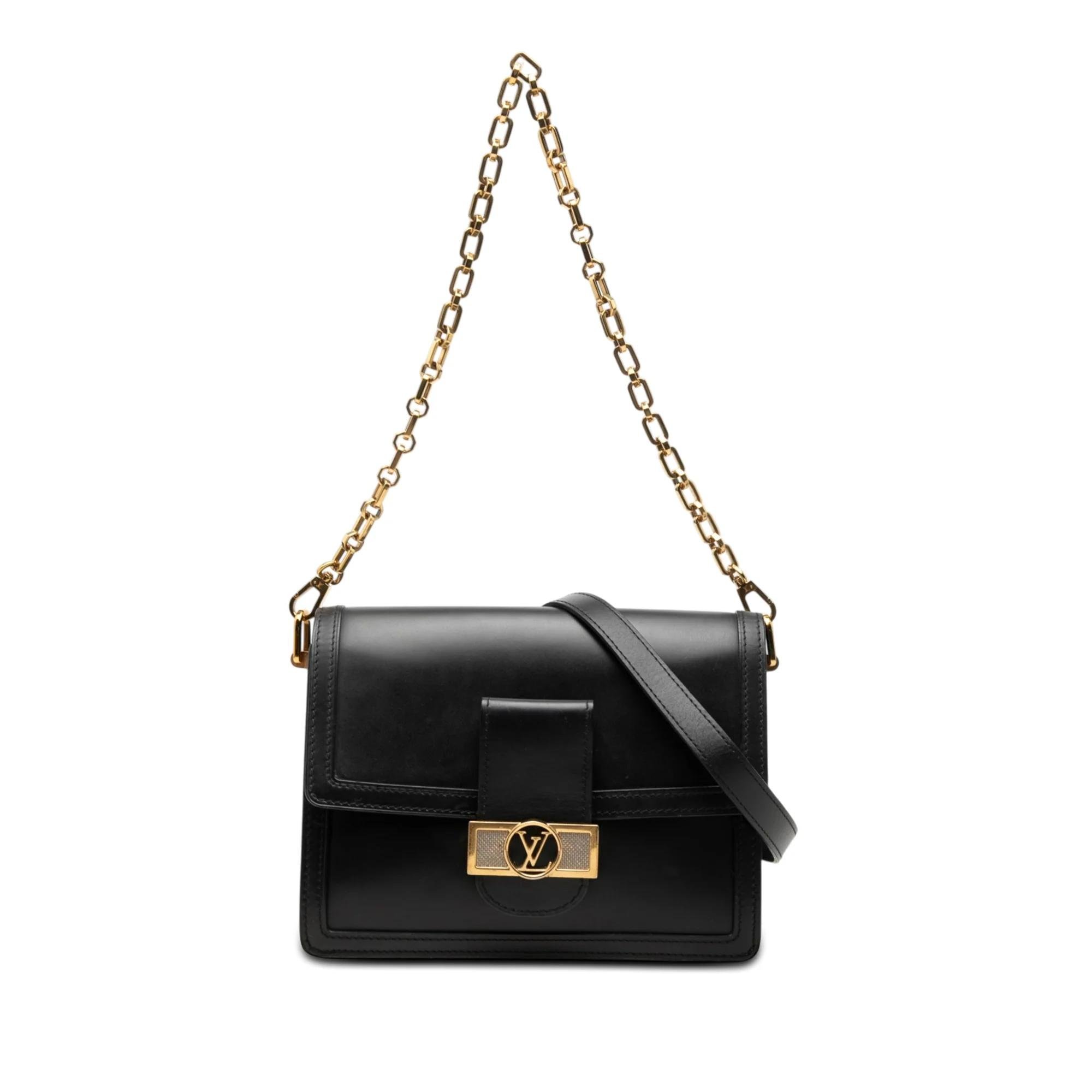 Dauphine pony-style calfskin handbag