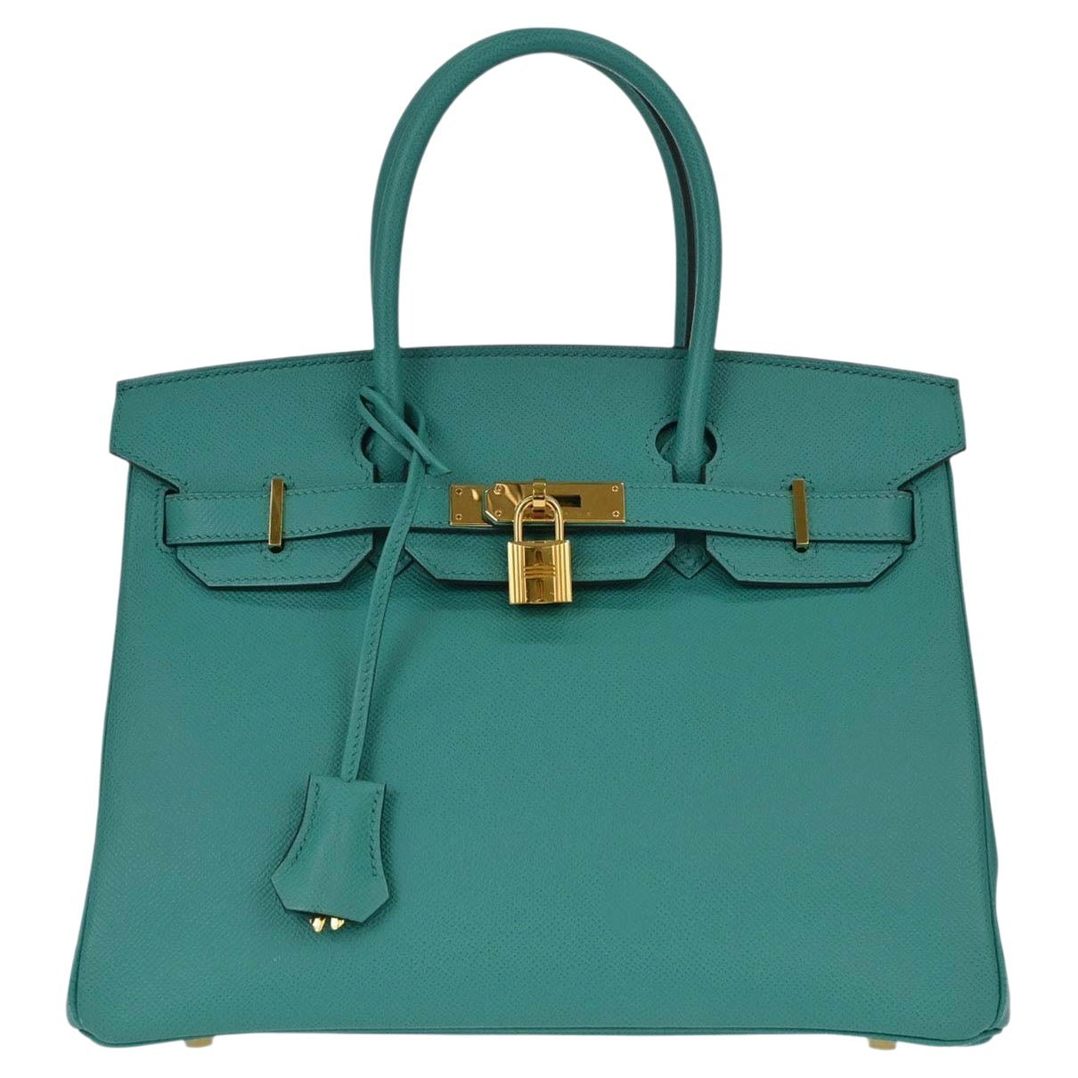Birkin 35 leather handbag