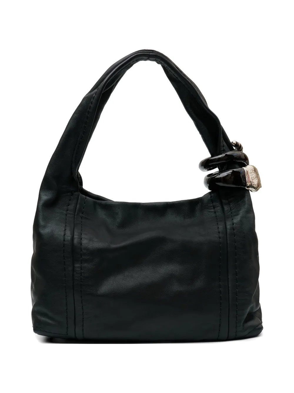 Jimmy Choo Saba leather handbag