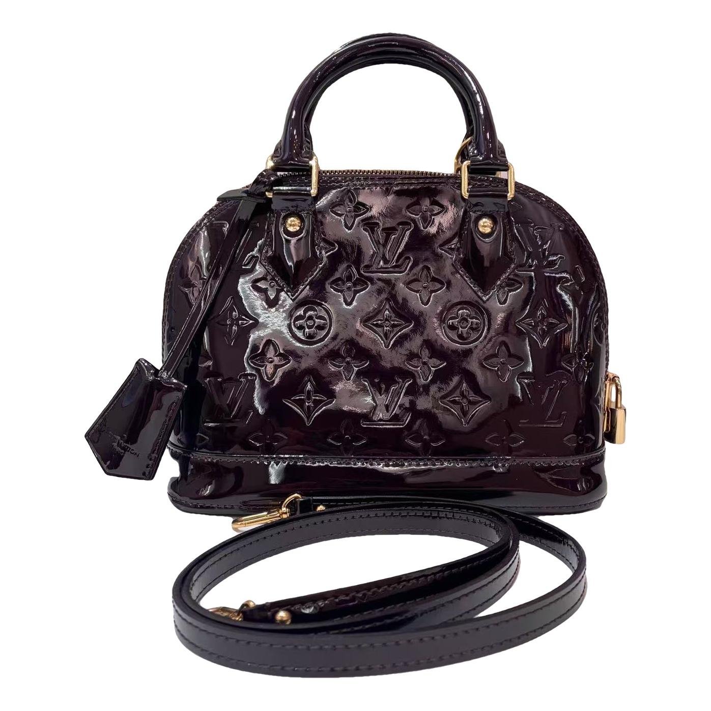 Alma BB patent leather handbag