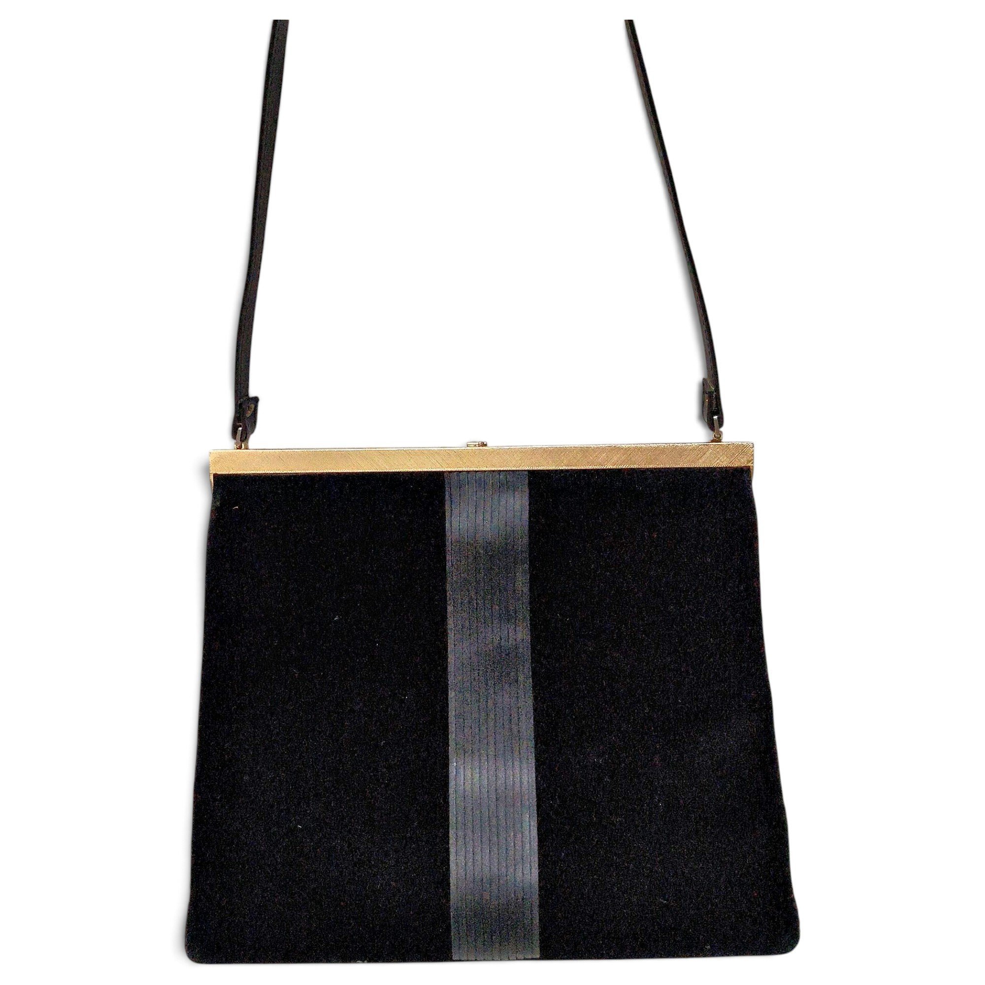 Velvet handbag