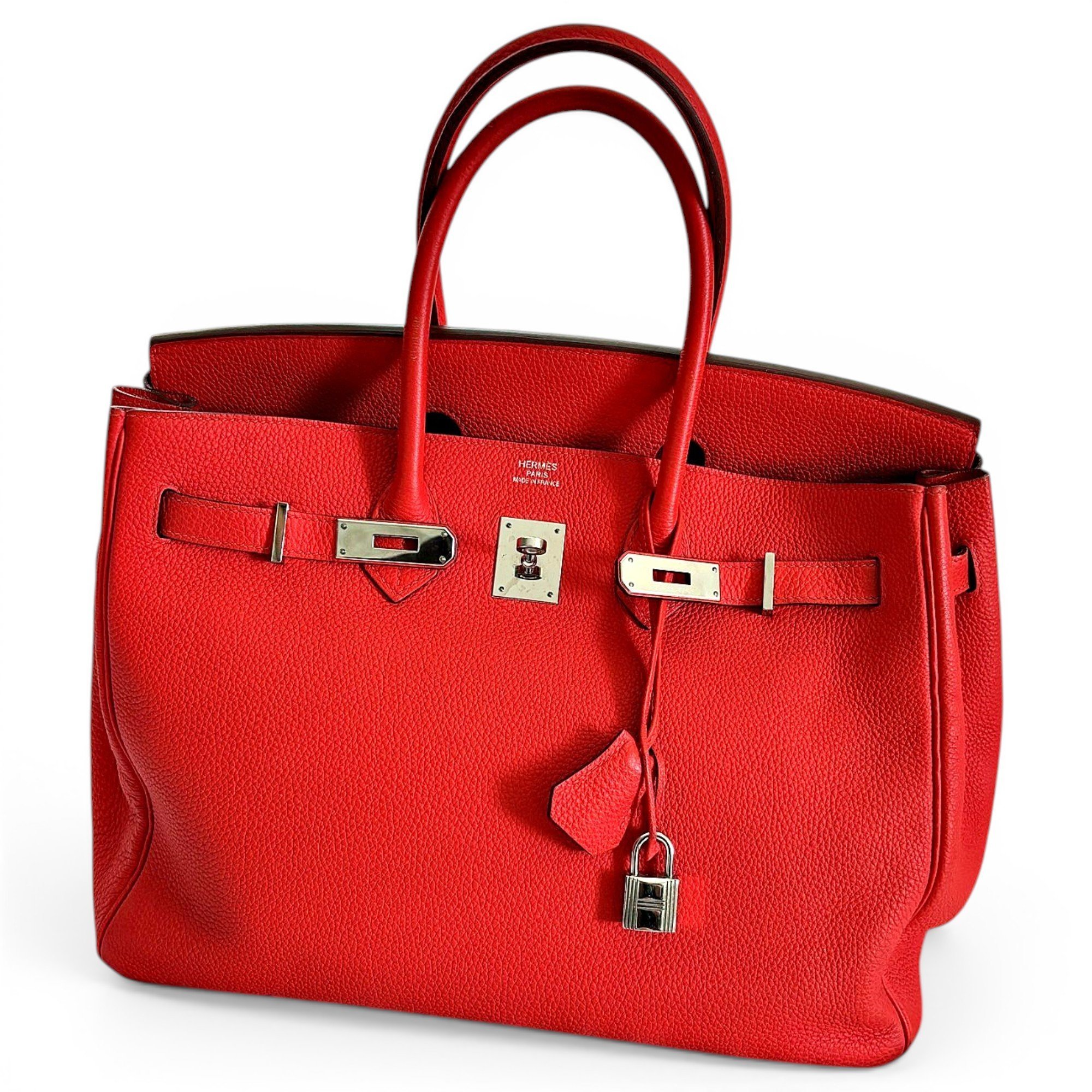 Birkin 35 leather handbag
