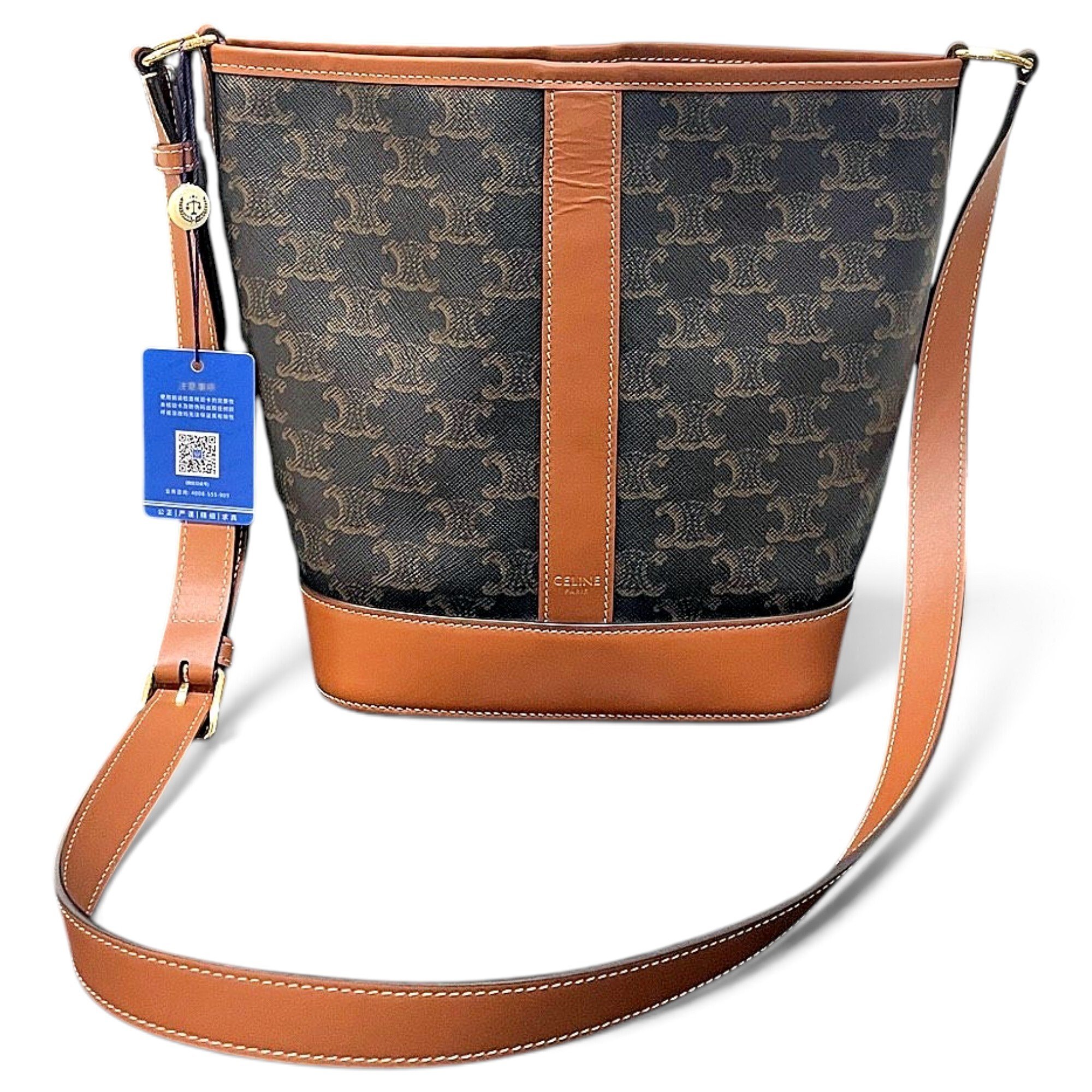 SAC SEAU leather handbag