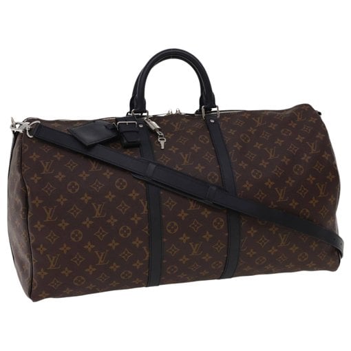 Louis Vuitton Keepall cloth travel bag