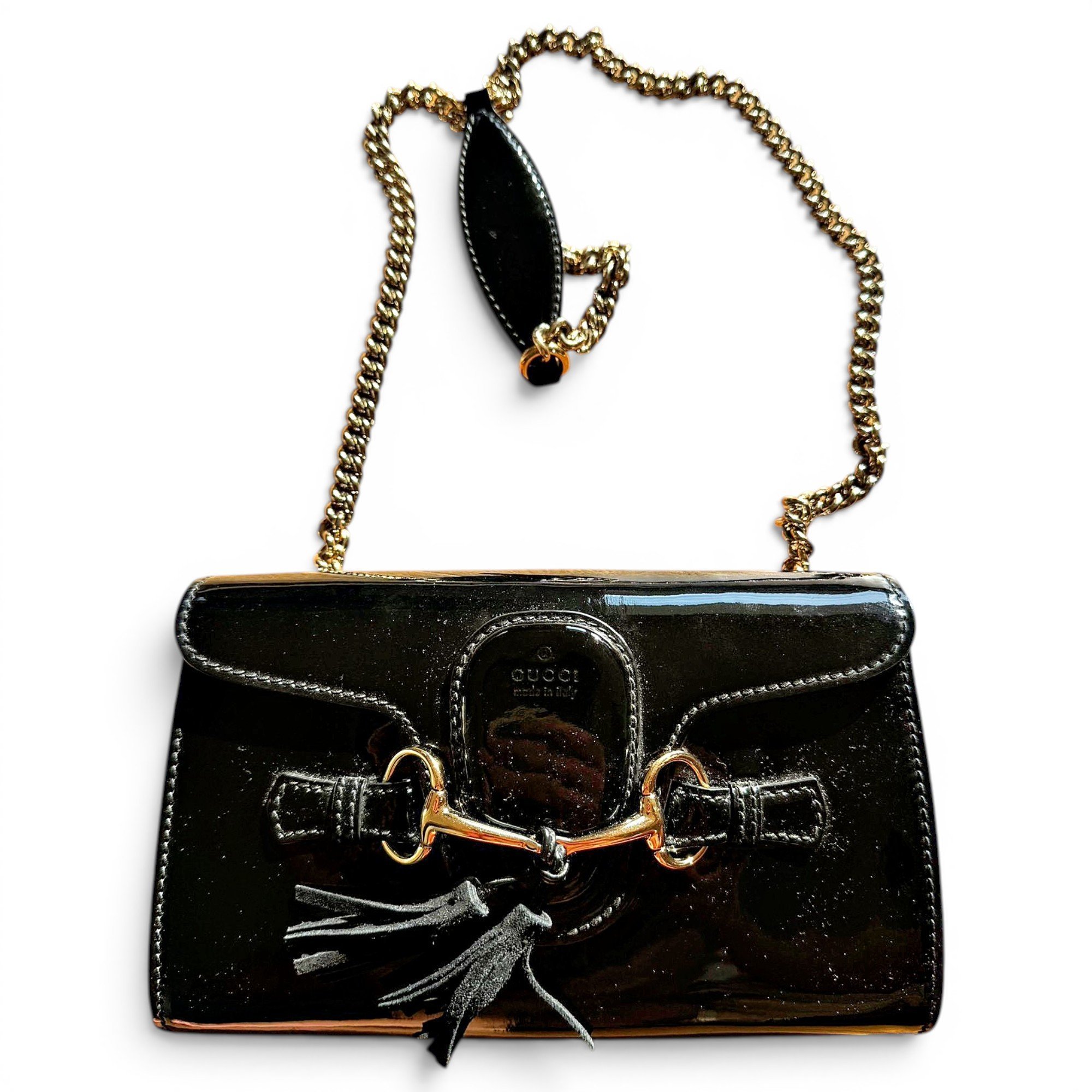 Emily patent leather handbag