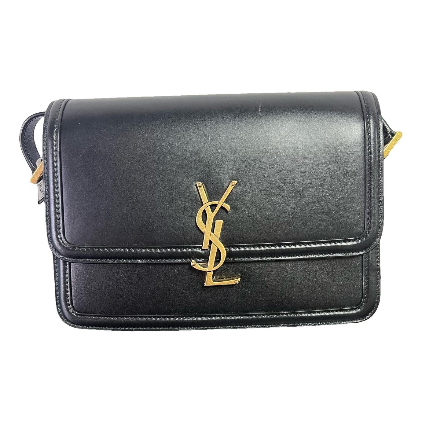 Solférino leather handbag