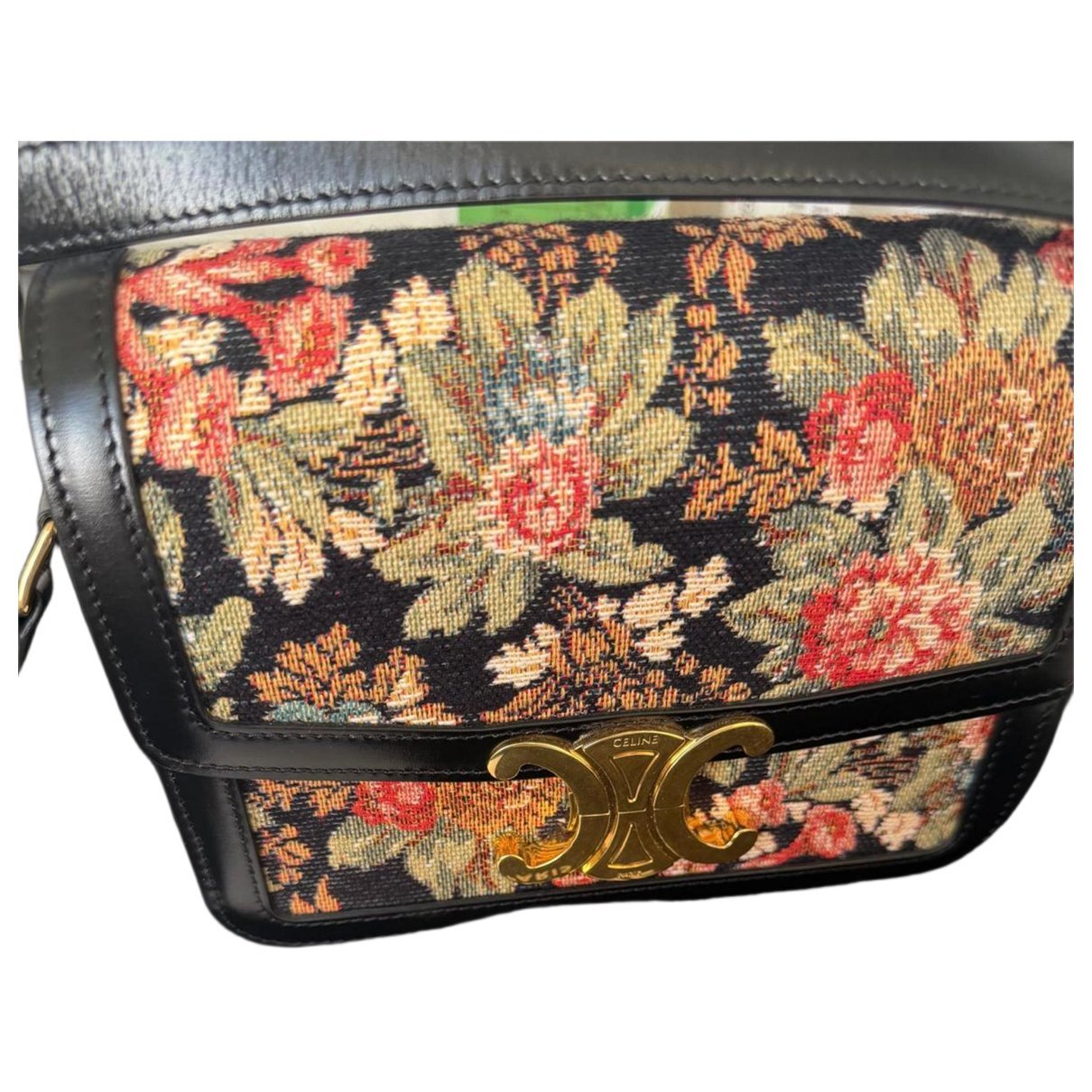 Triomphe leather handbag