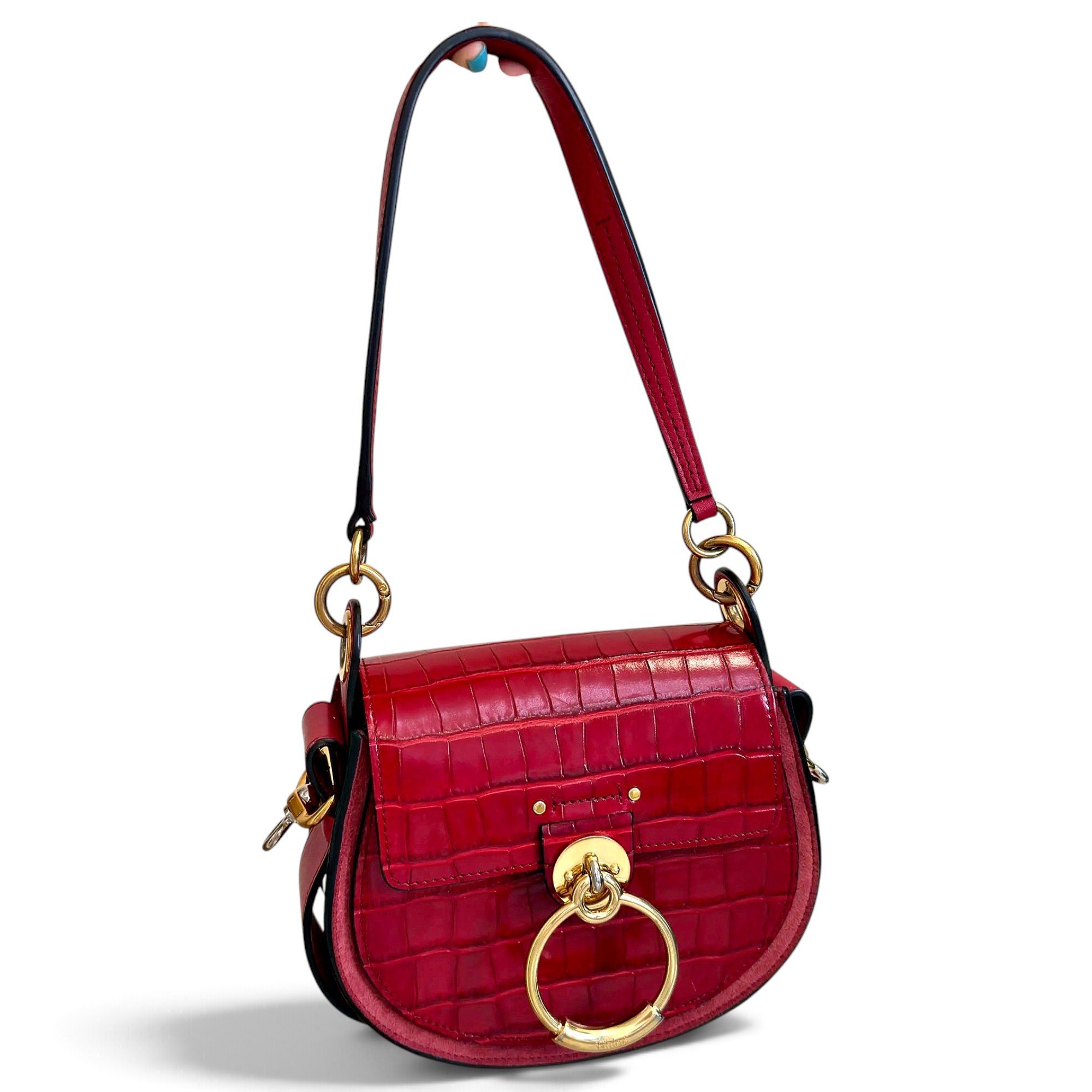Tess leather handbag