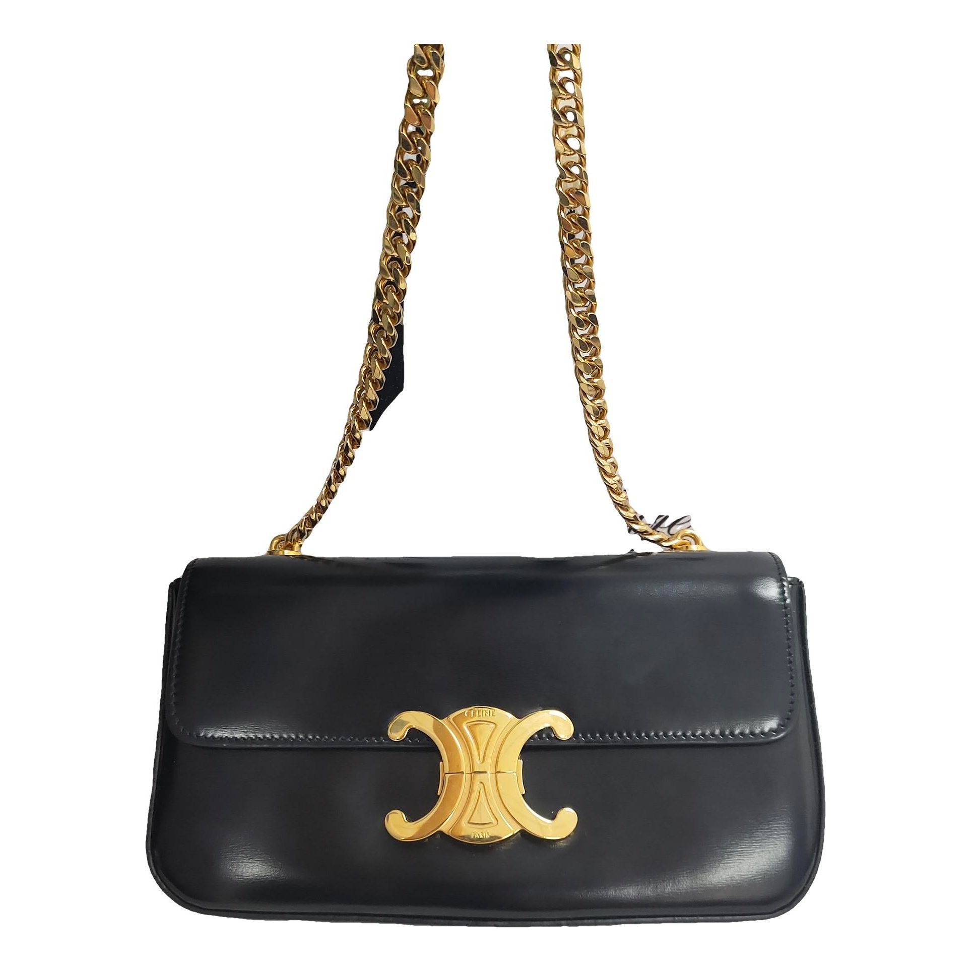 Triomphe leather handbag