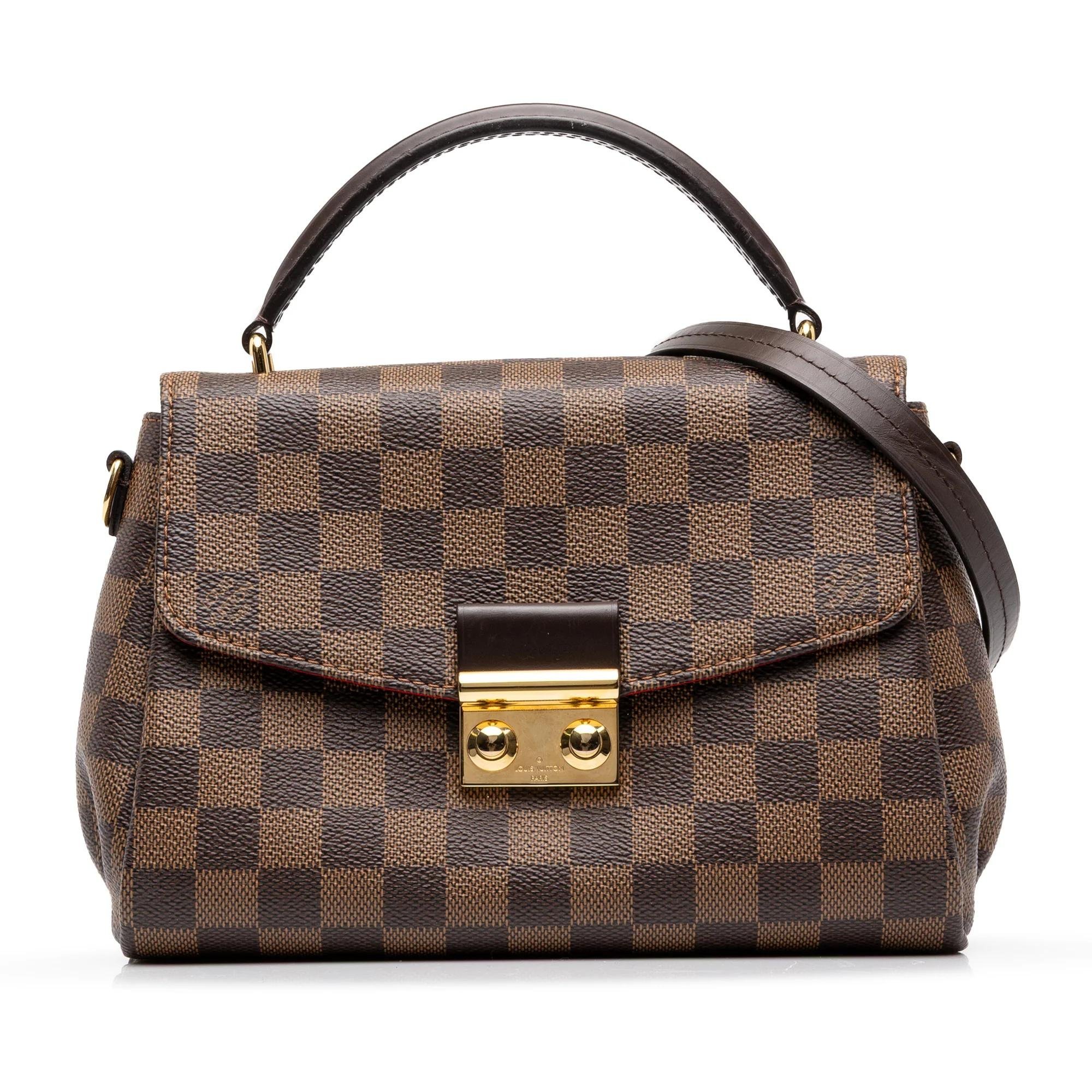 Croisette leather satchel