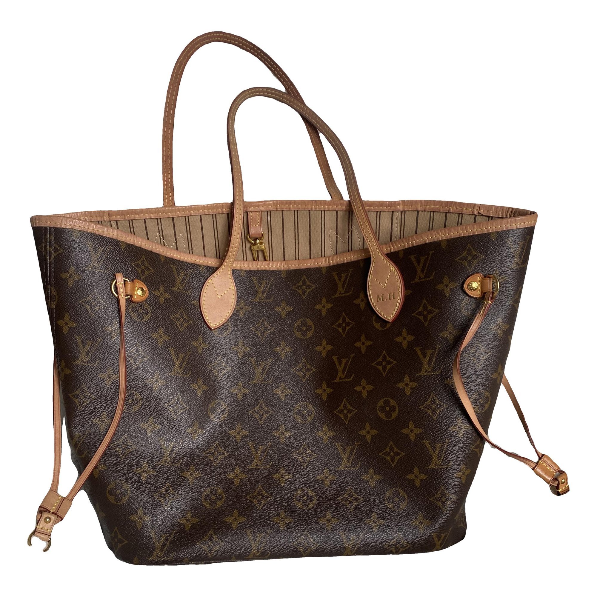 Neverfull leather handbag