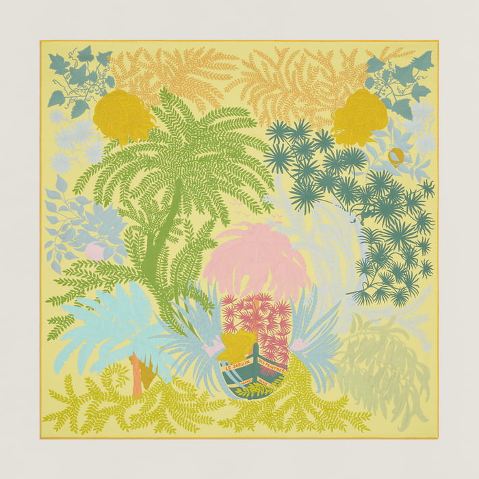 Le Jardin Des Peintres Double Face Scarf 90