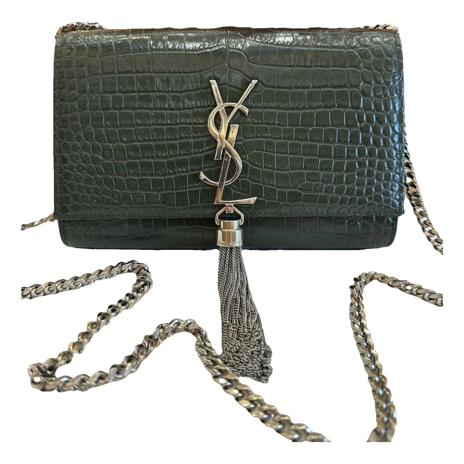 Pompom Kate leather crossbody bag