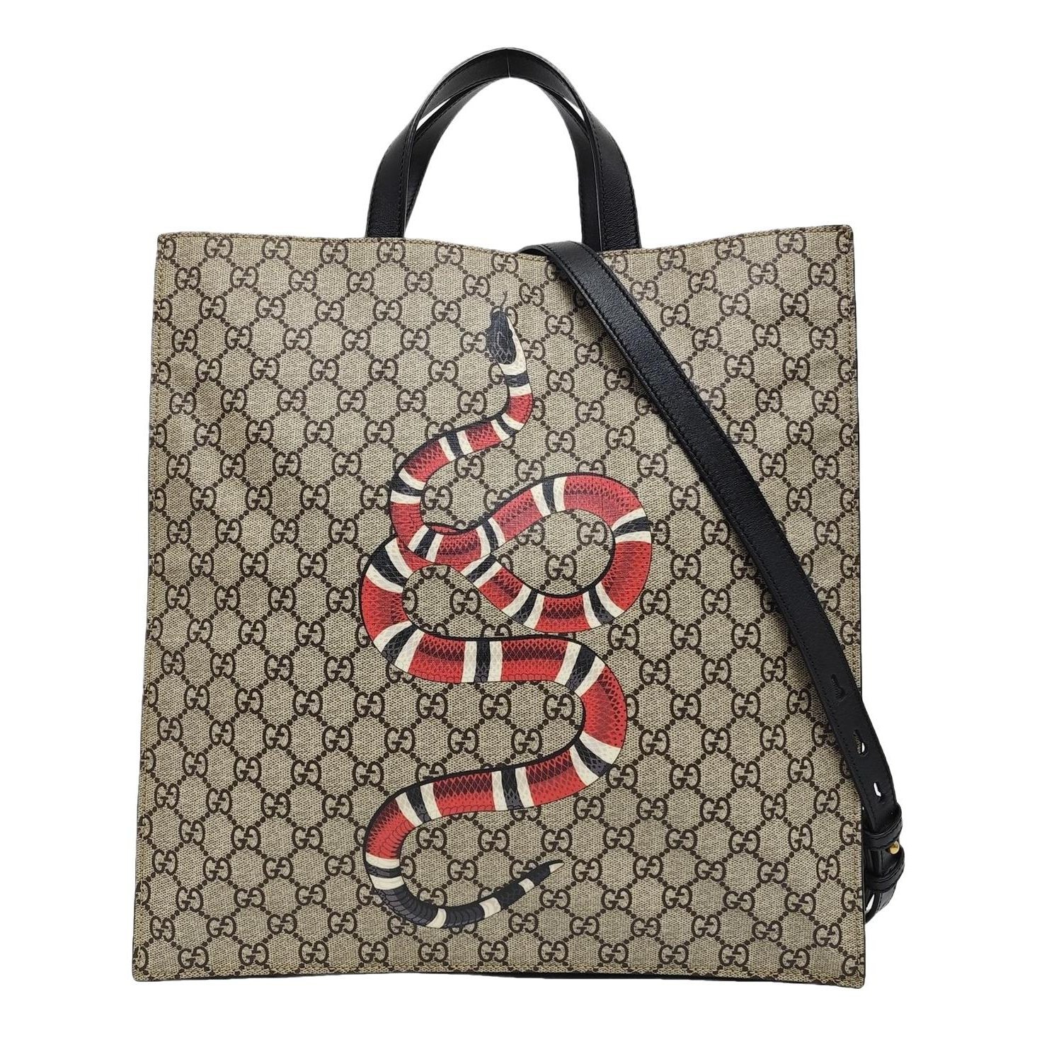 Ophidia GG Supreme leather handbag