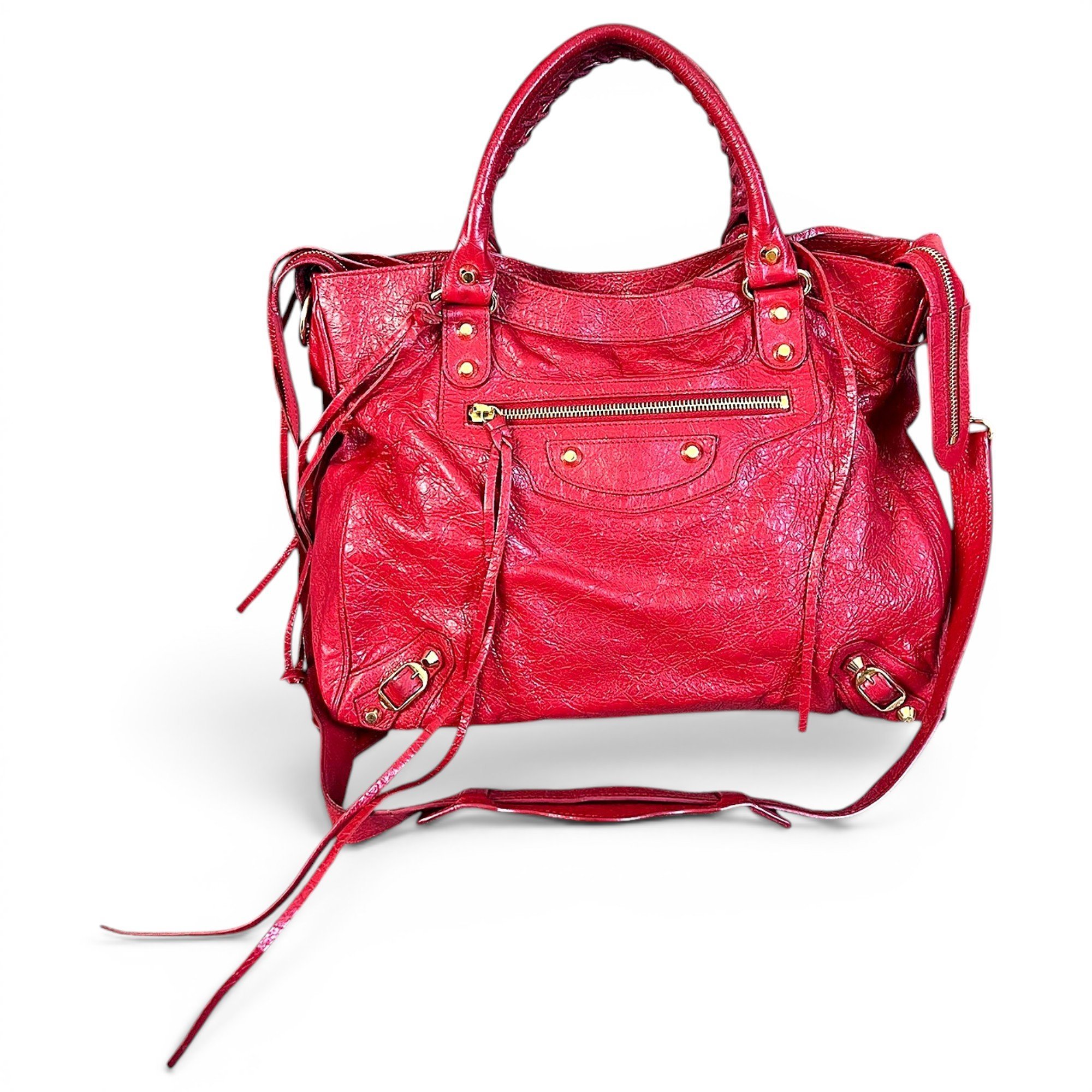 Vélo leather handbag