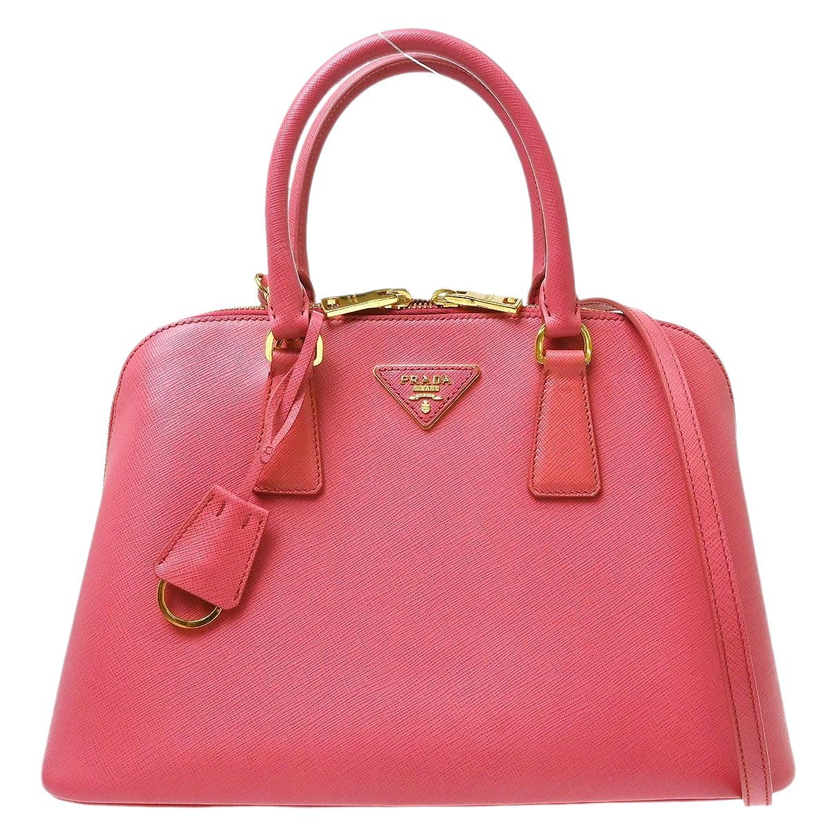 Promenade leather handbag
