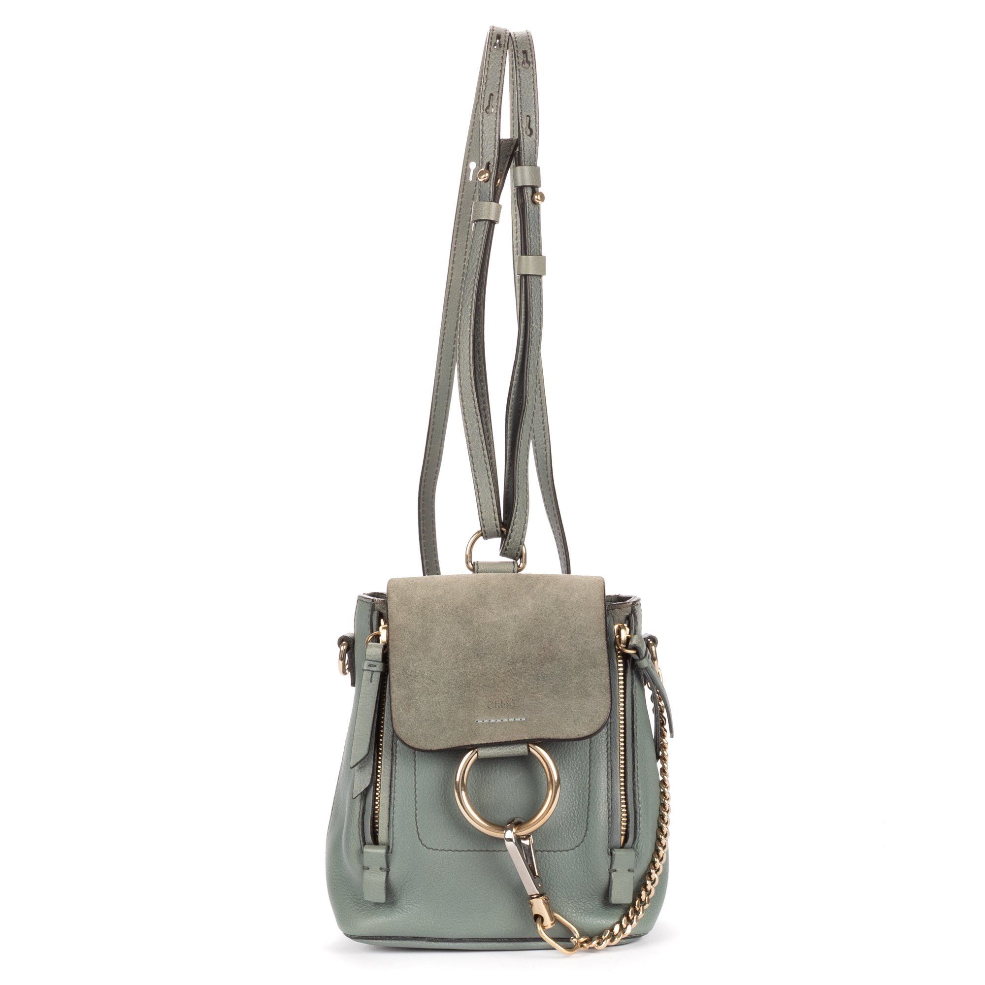 Leather backpack