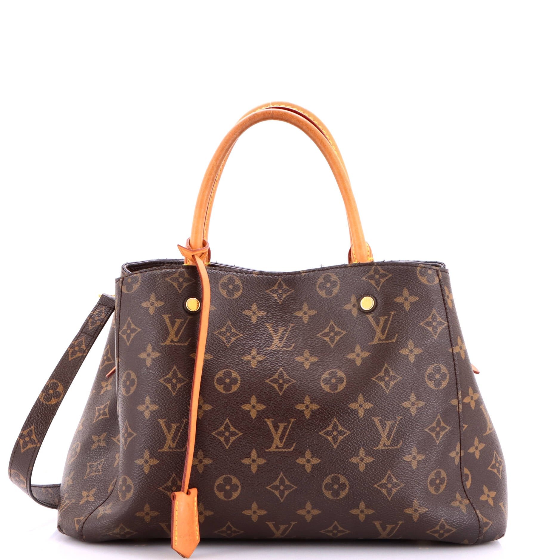 Montaigne Handbag Monogram Canvas MM