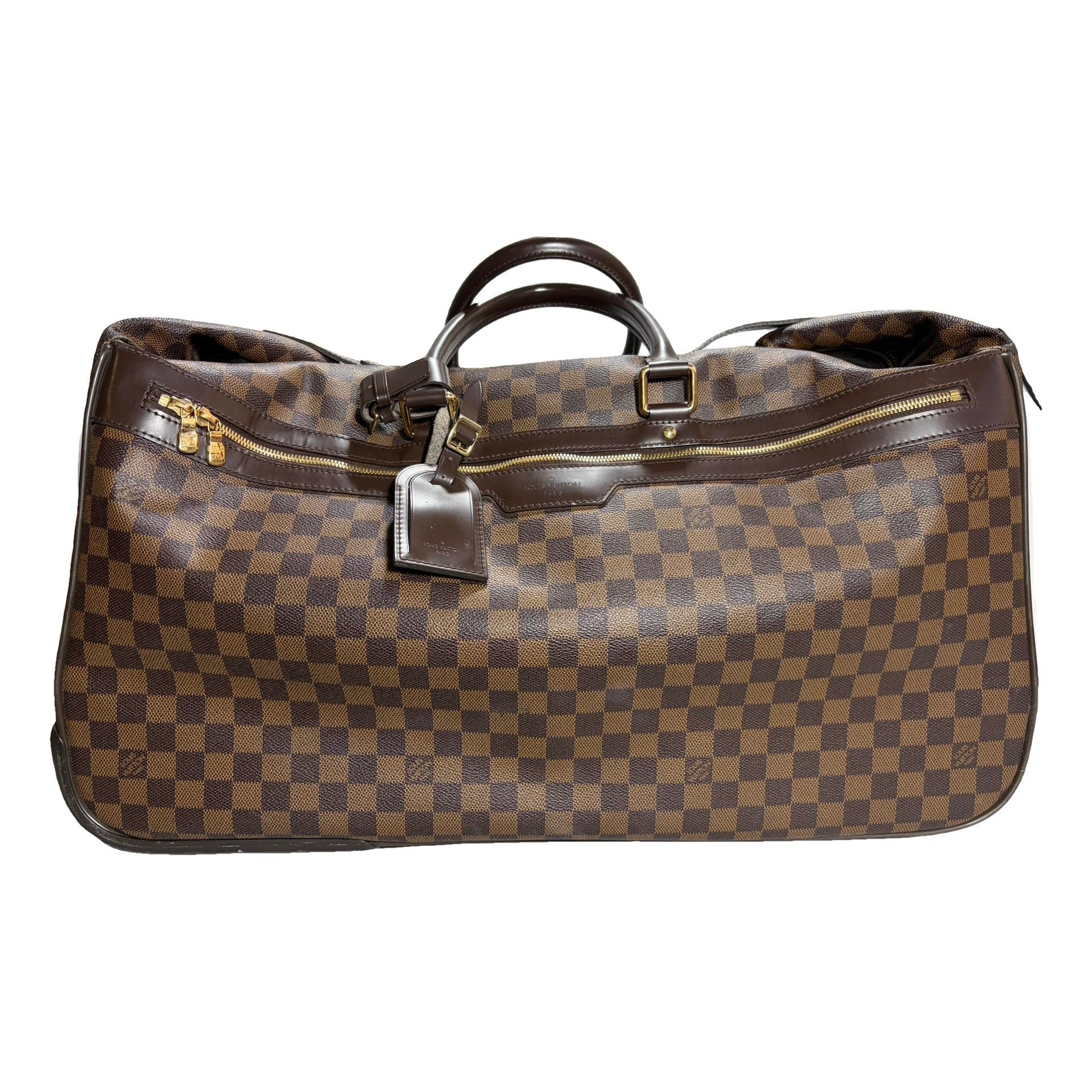 Eole leather travel bag