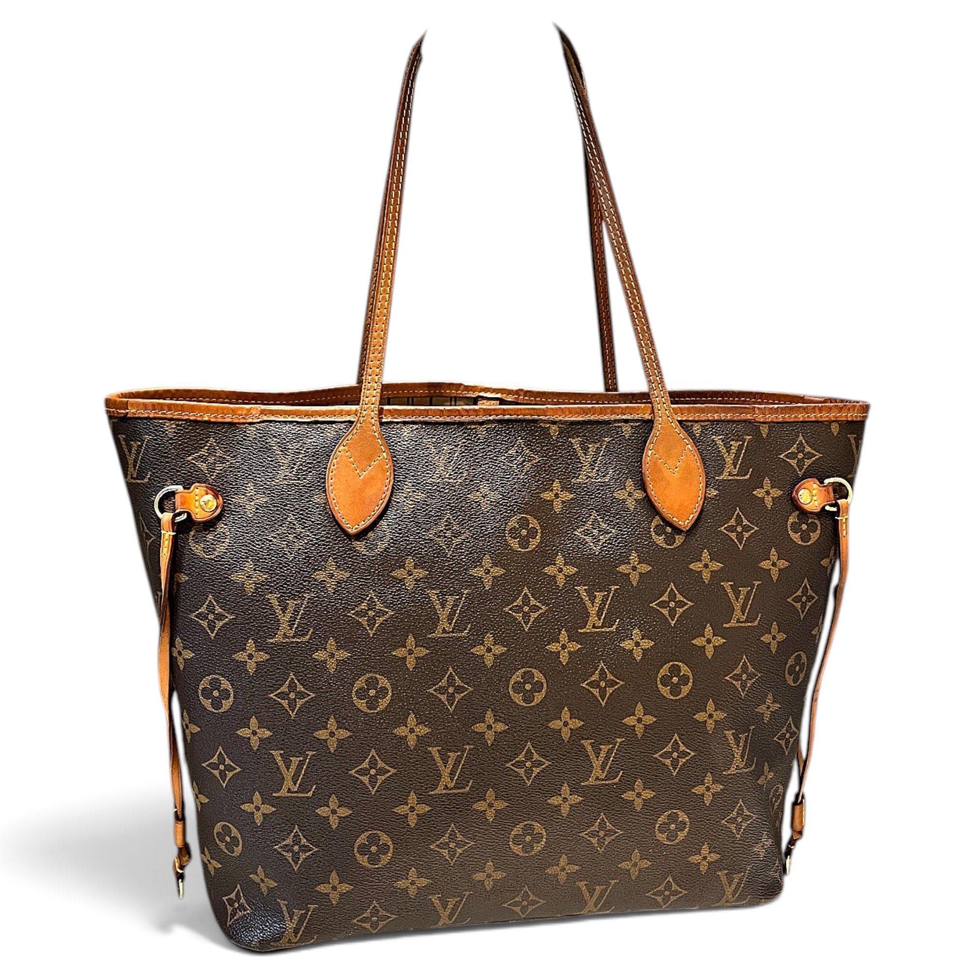 Louis Vuitton Neverfull leather handbag