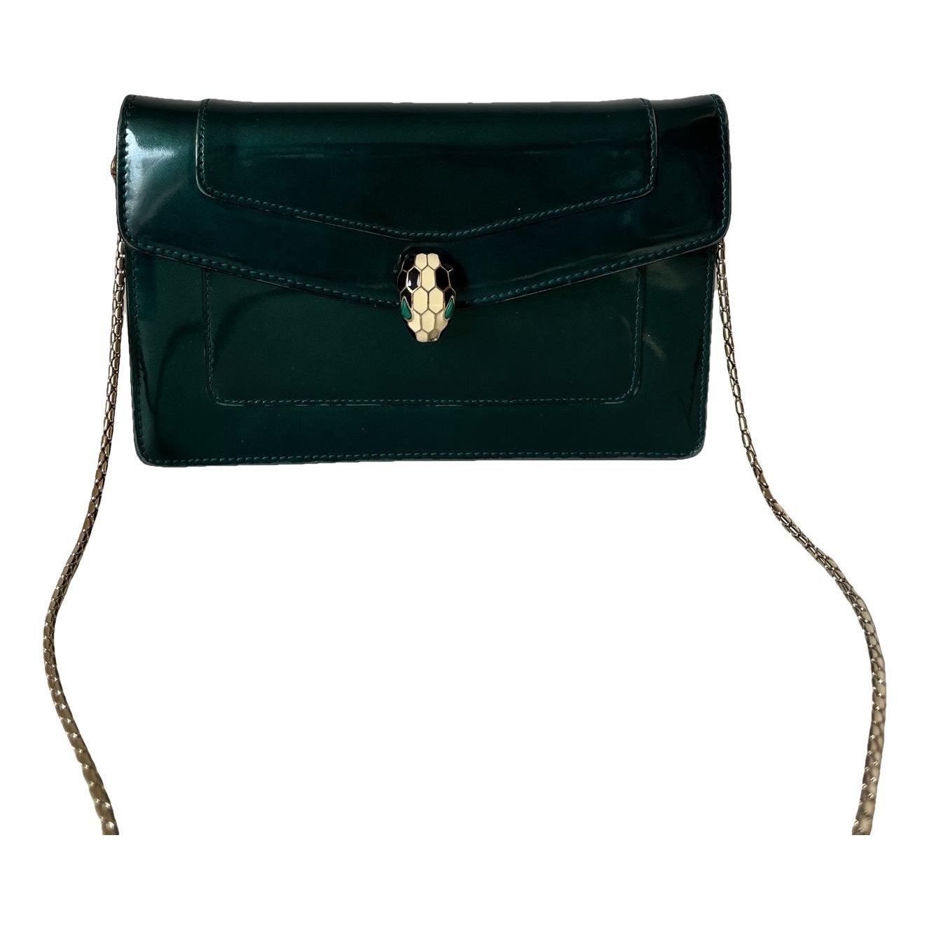 Serpenti leather handbag