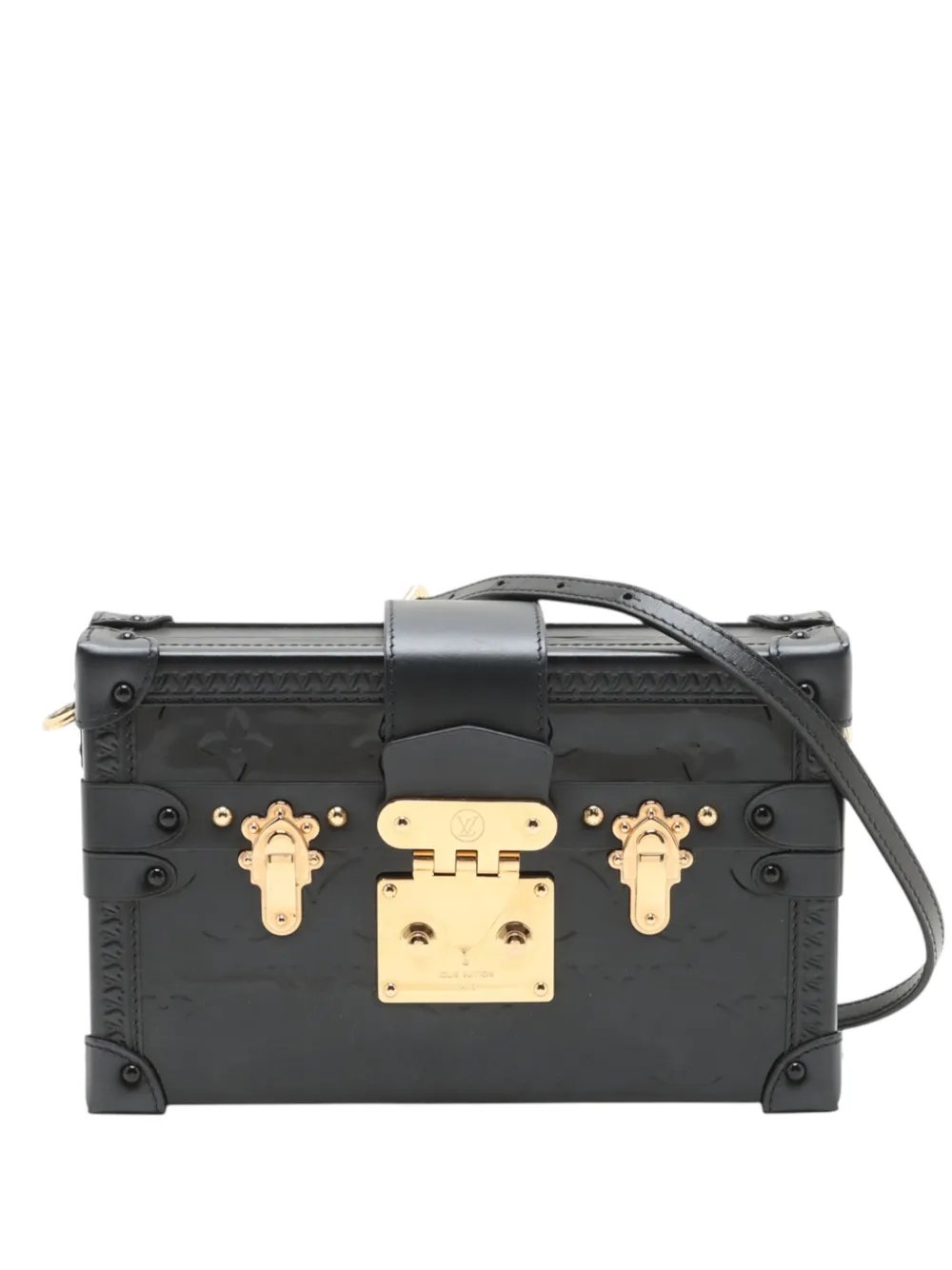 2019 Monogram Vernis Petite Malle shoulder bag