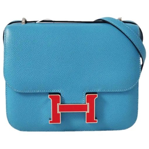 Constance leather crossbody bag